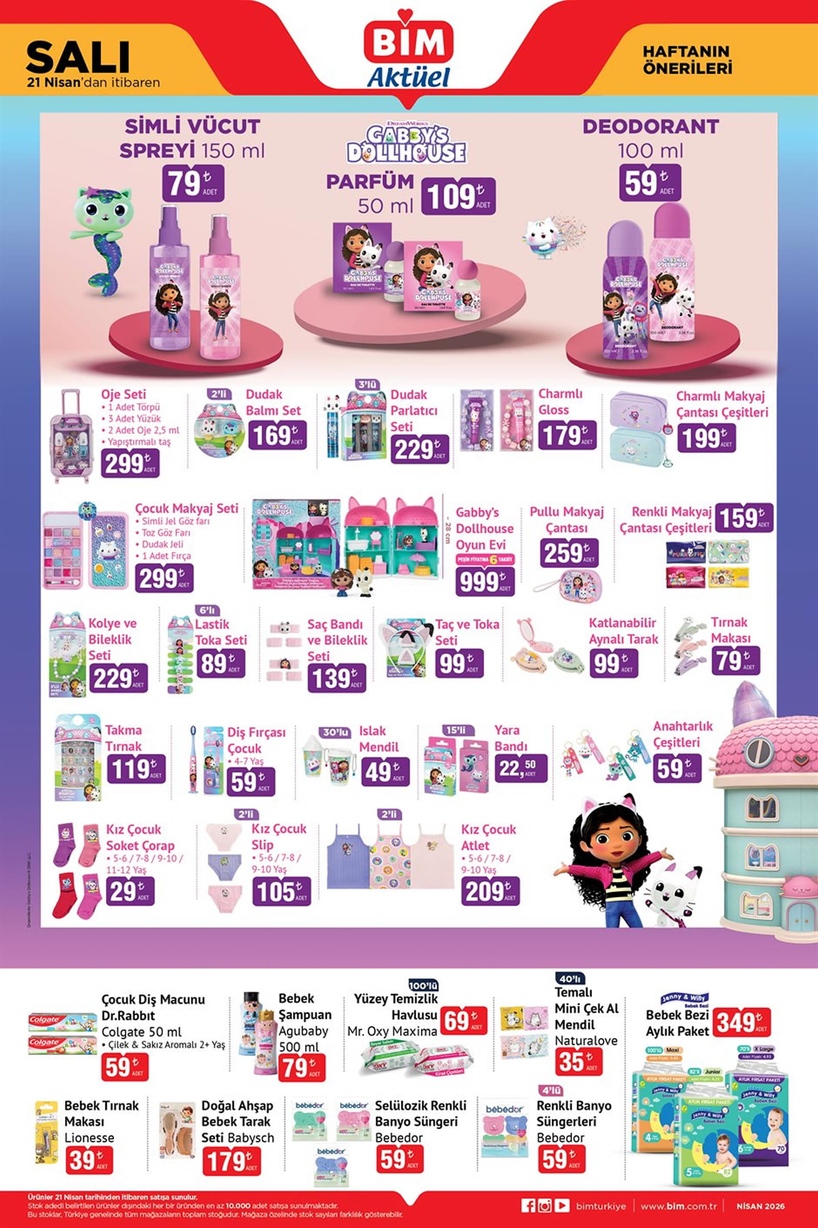 BİM 21 Nisan 2026 Aktüel Ürünler Kataloğu