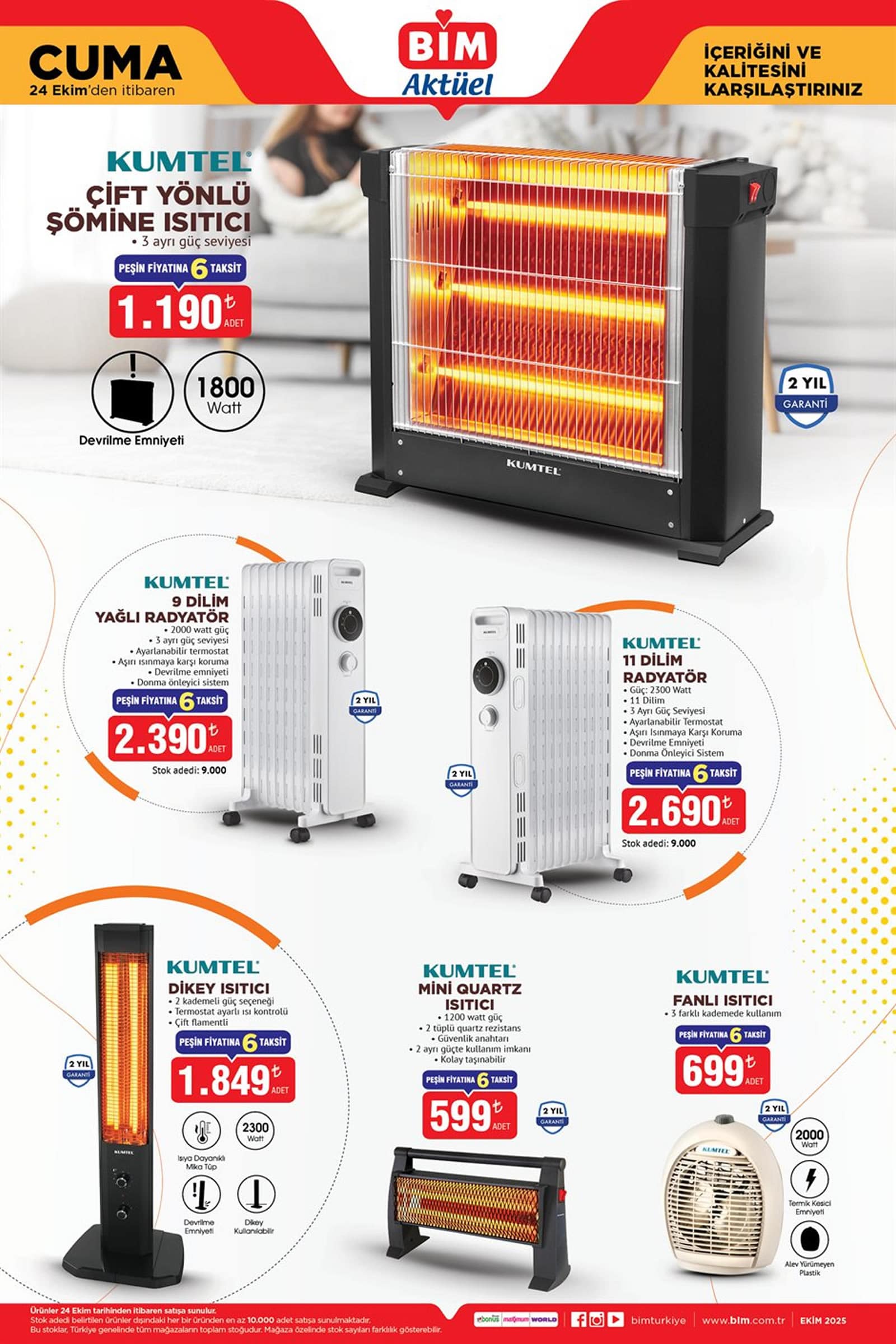 BİM 24 Ekim 2025 Aktüel Ürünler Kataloğu
