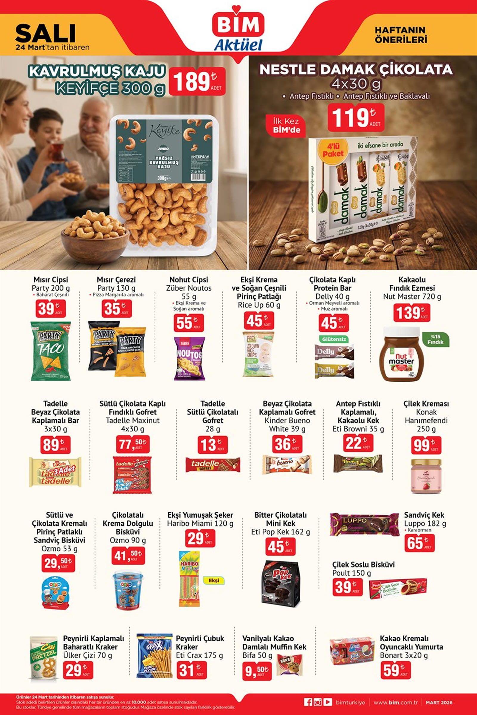 BİM 24 Mart 2026 Aktüel Ürünler Kataloğu