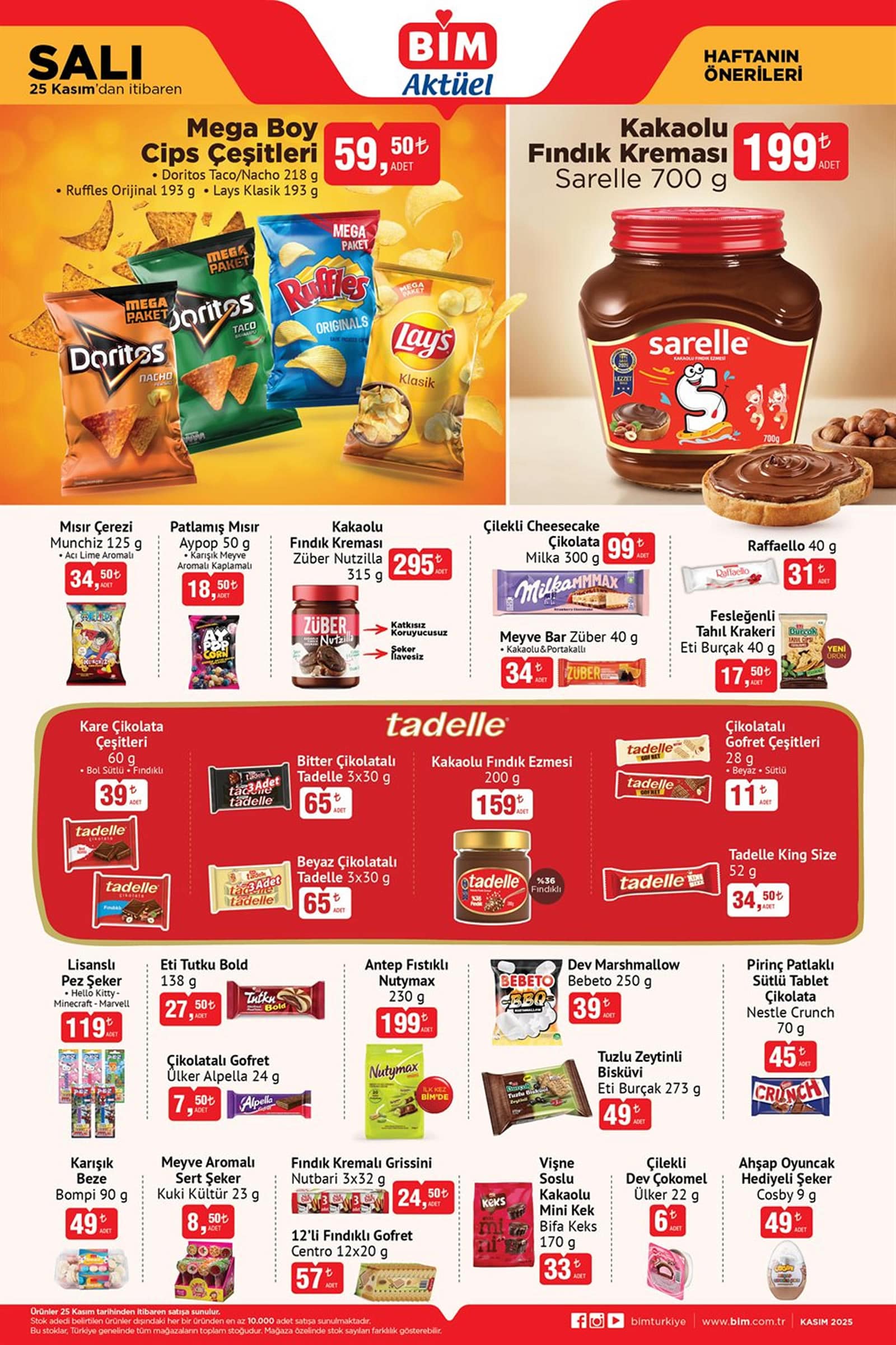 BİM 25 Kasım 2025 Aktüel Ürünler Kataloğu
