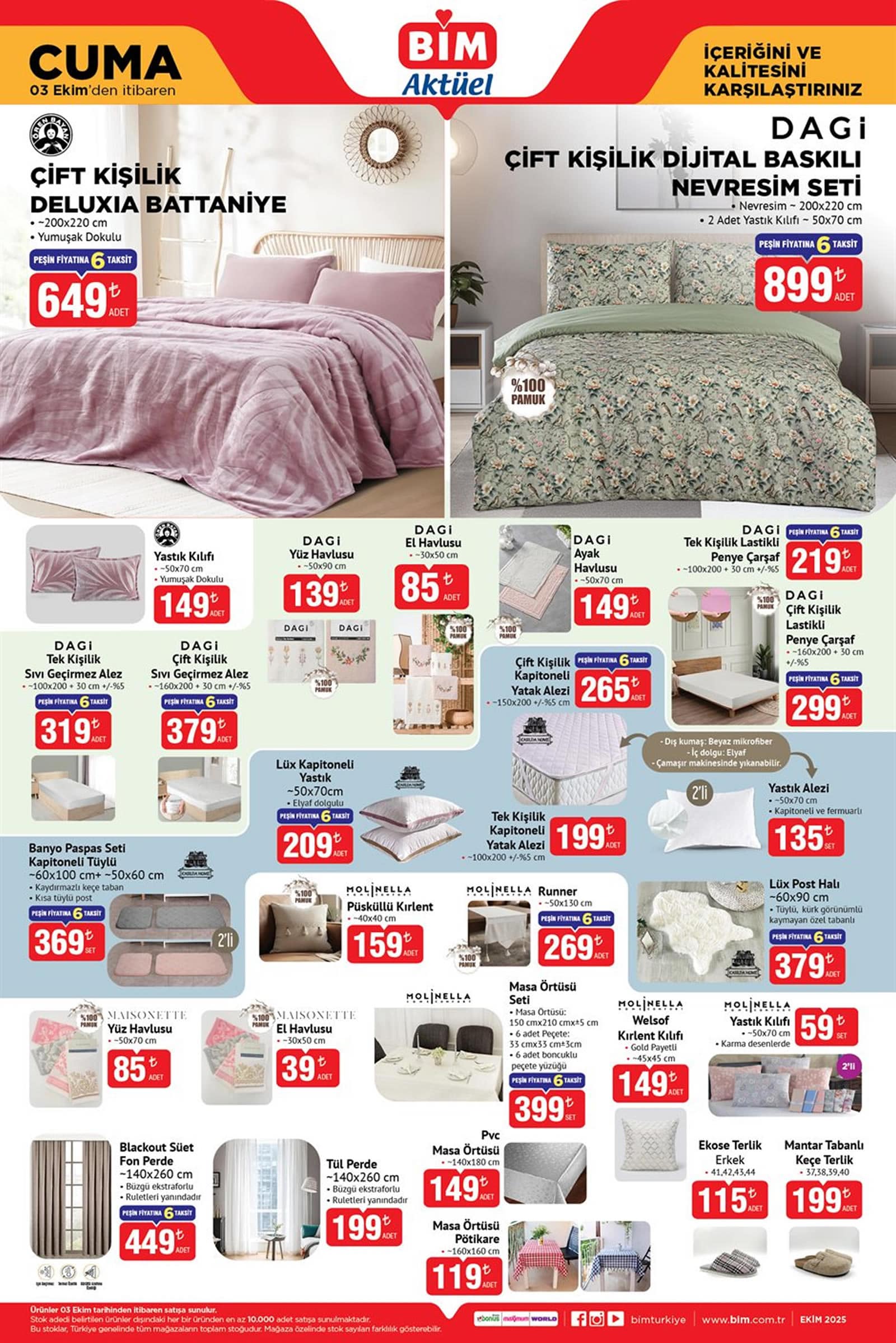 BİM 26 Eylül 2025 Kataloğu