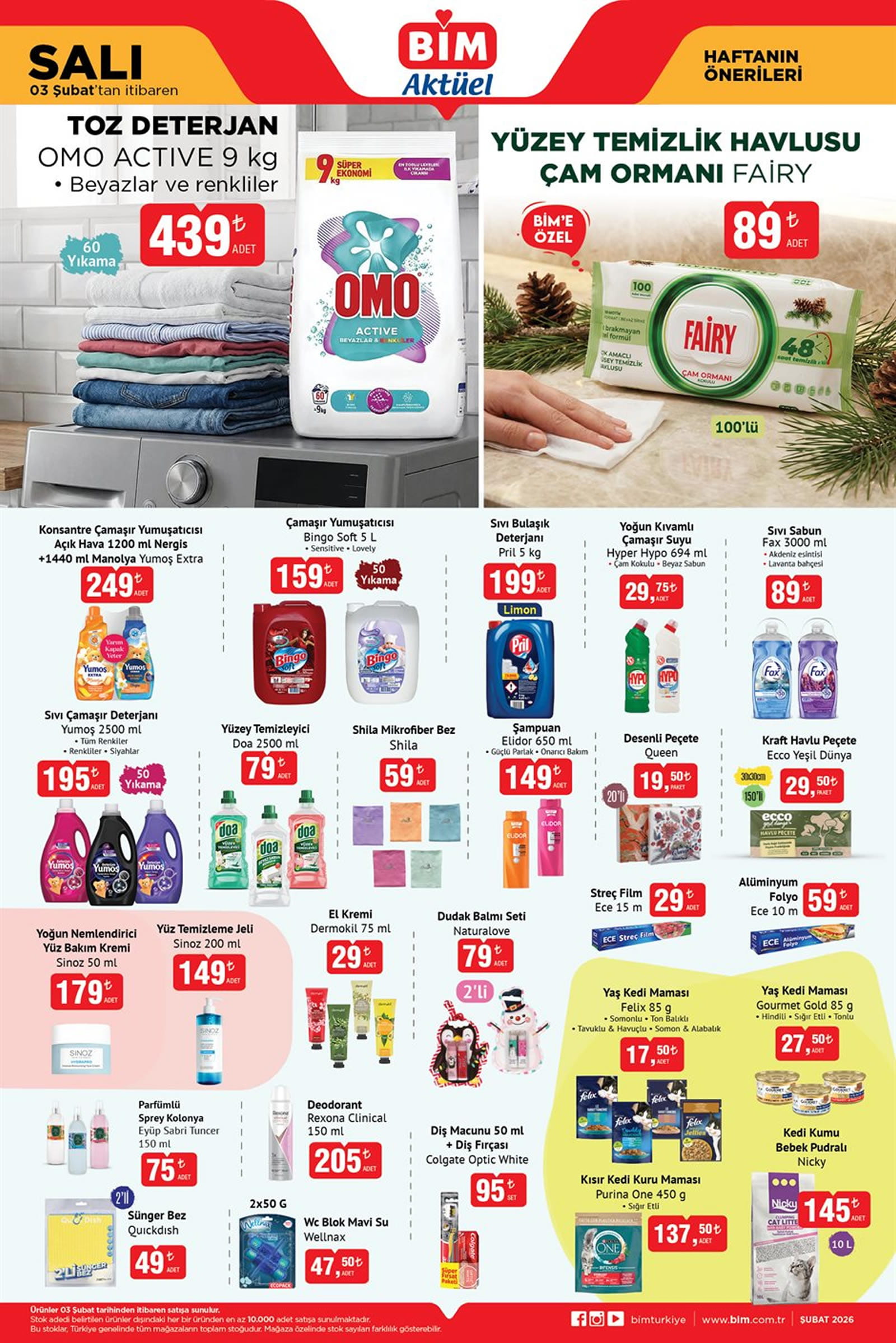 BİM 3 Şubat 2026 Aktüel Ürünler Kataloğu