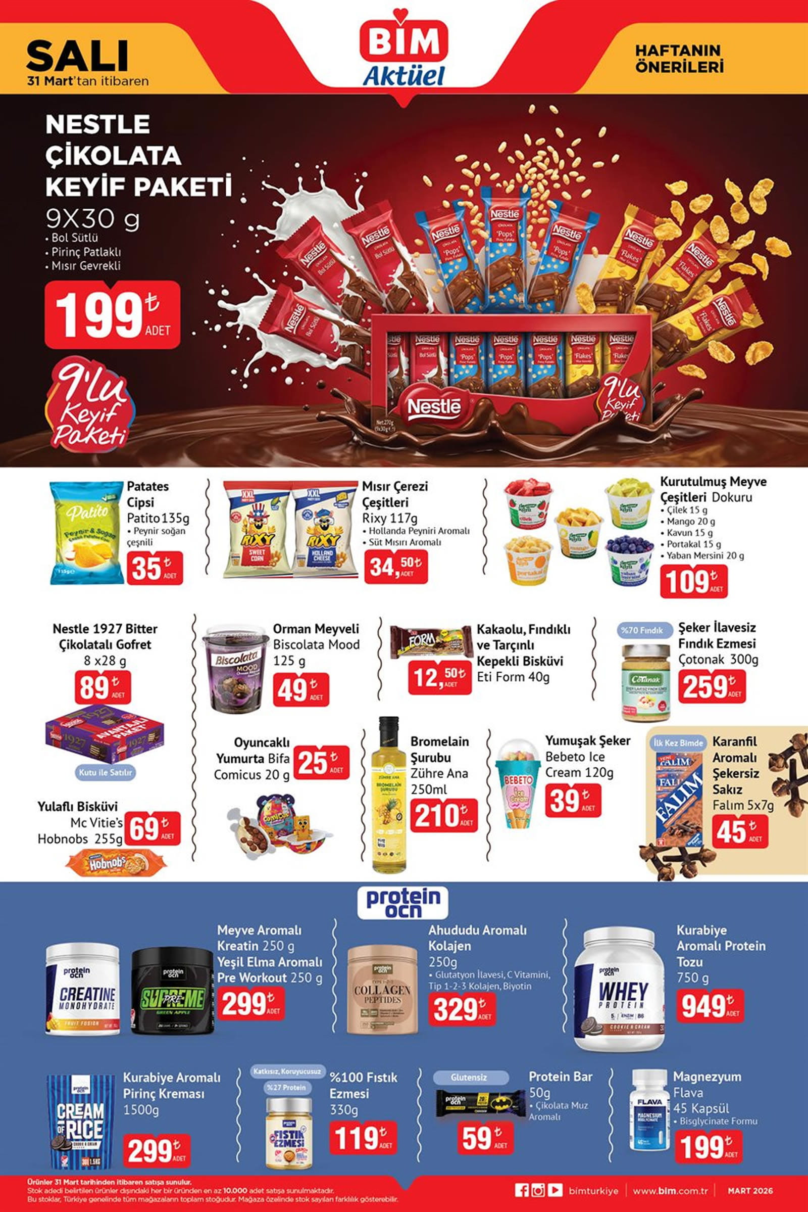 BİM 31 Mart 2026 Aktüel Ürünler Kataloğu