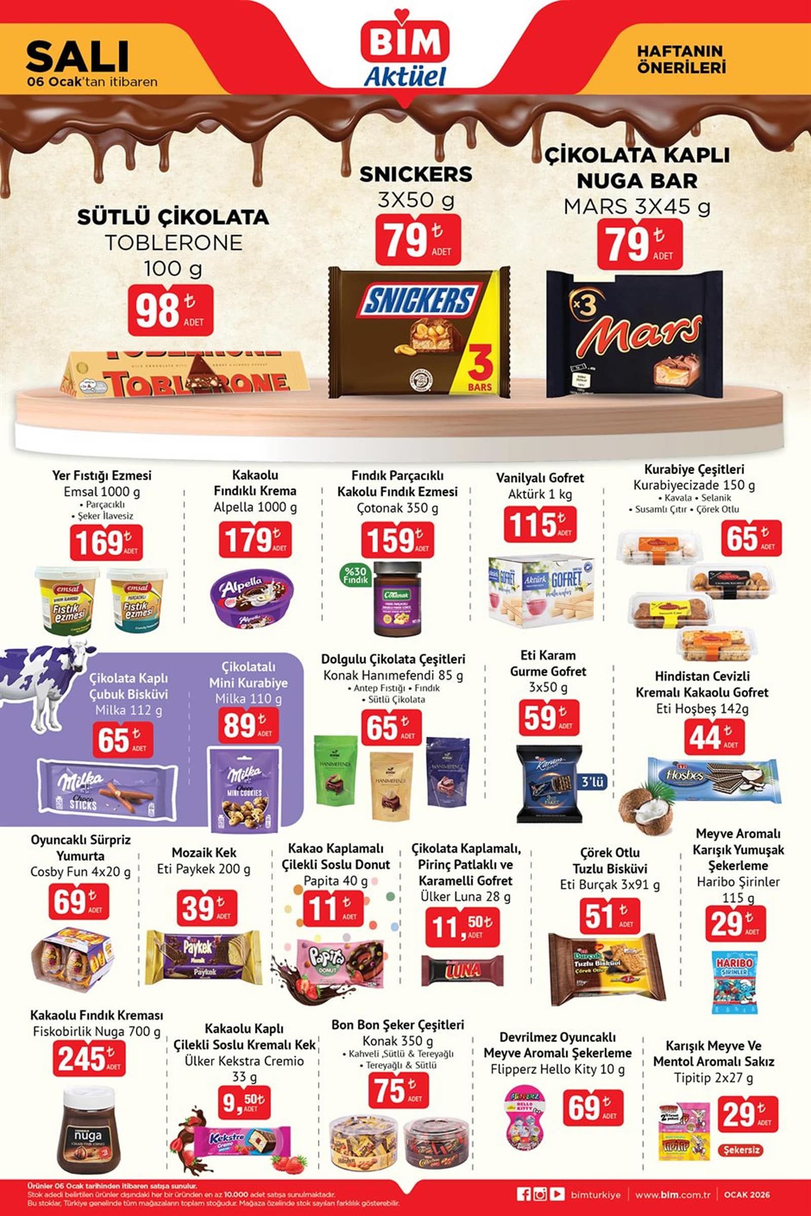 BİM 6 Ocak 2026 Aktüel Ürünler Kataloğu
