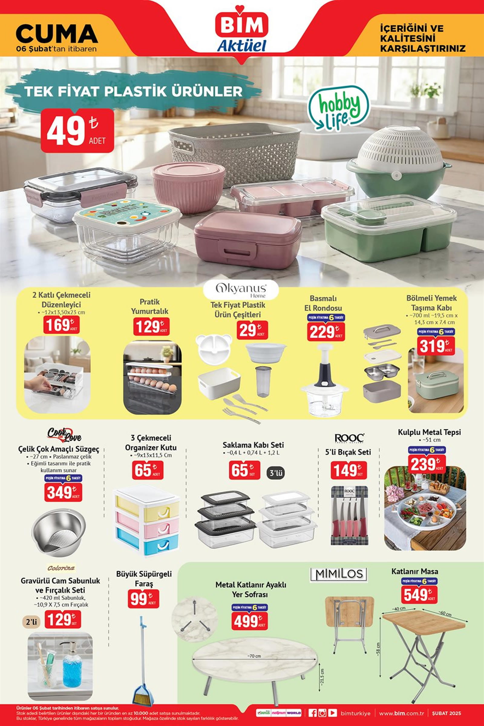 BİM 6 Şubat 2026 Kataloğu