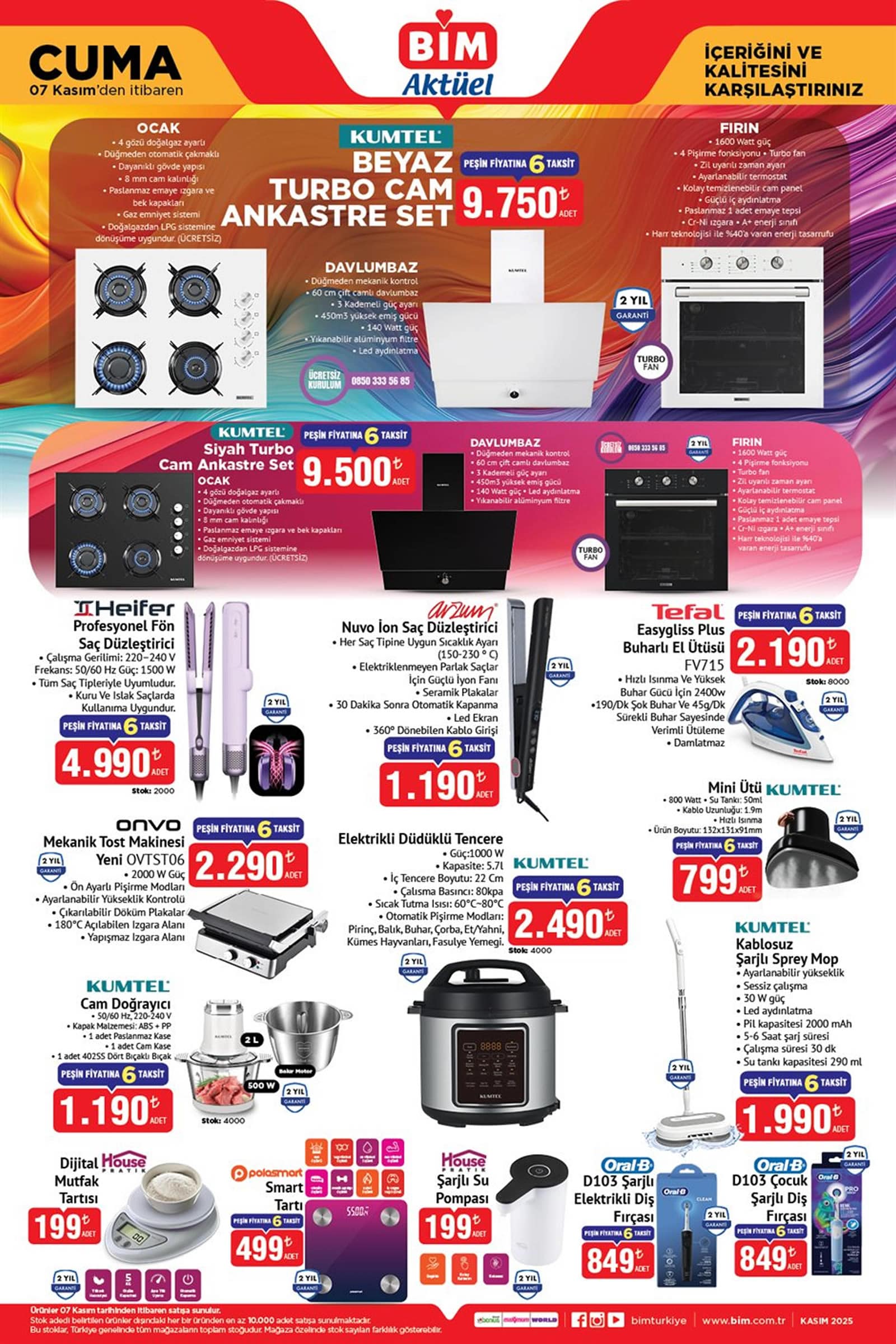BİM 7 Kasım 2025 Aktüel Ürünler Kataloğu