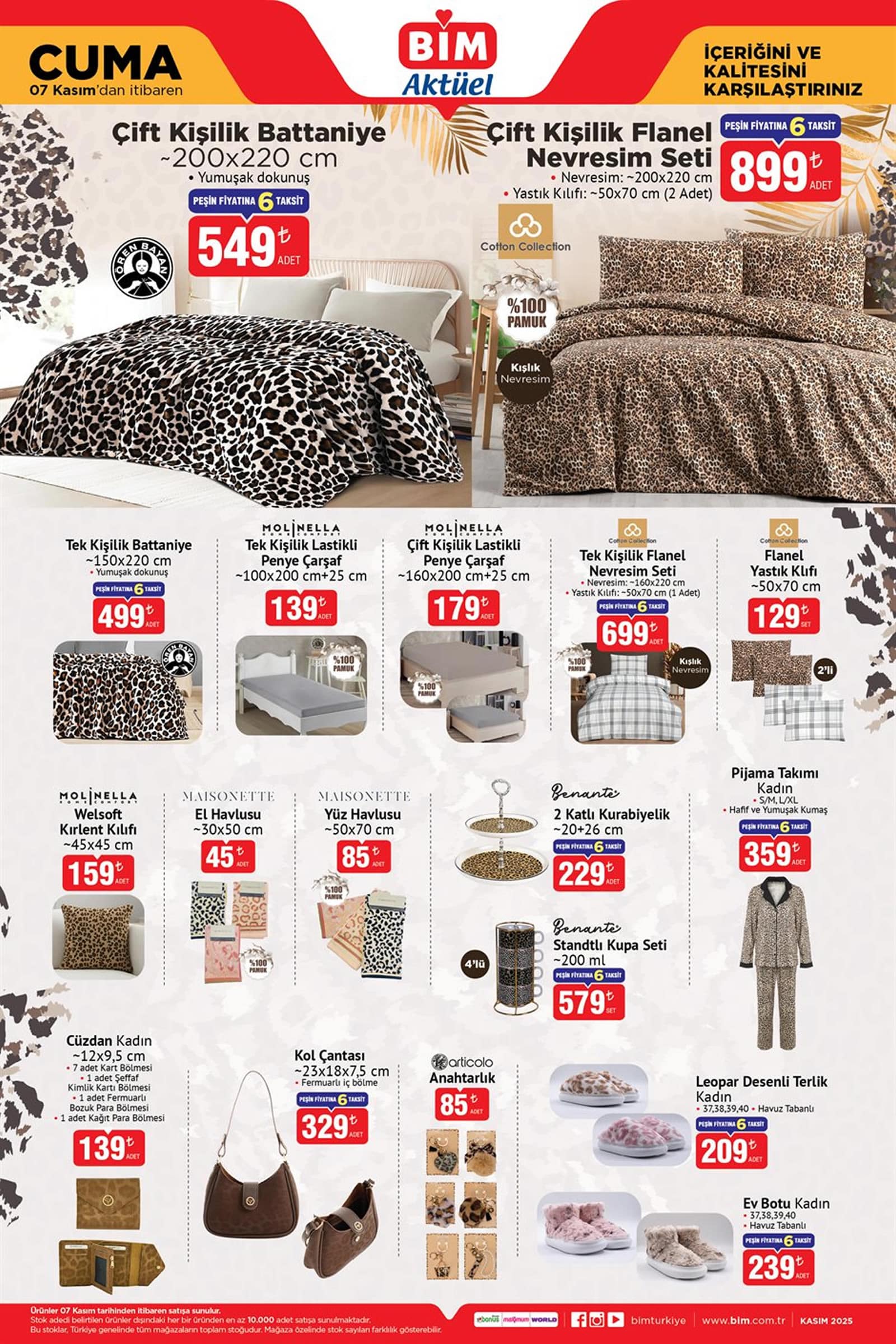 BİM 7 Kasım 2025 Kataloğu