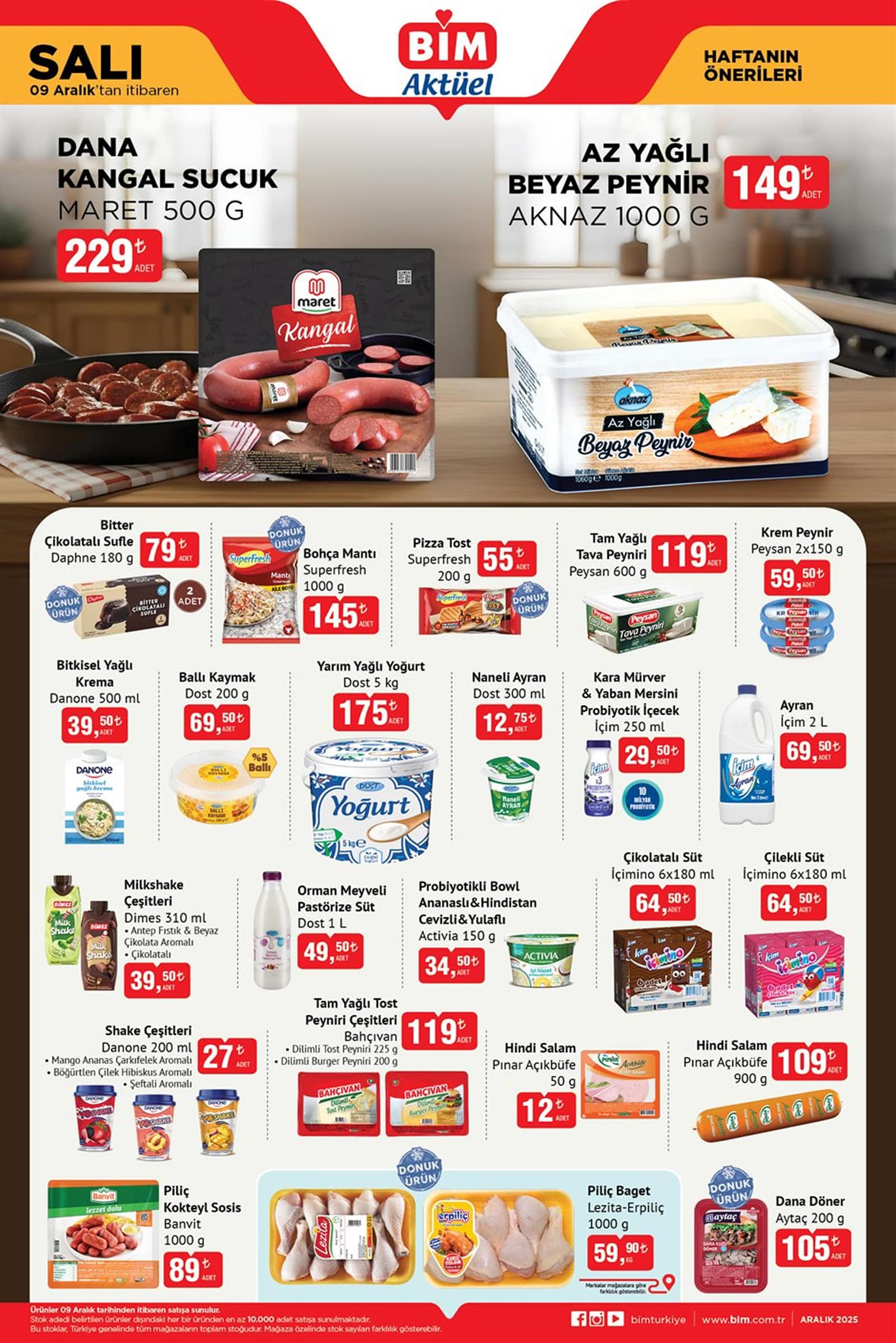 BİM 9 Aralık 2025 Aktüel Ürünler Kataloğu