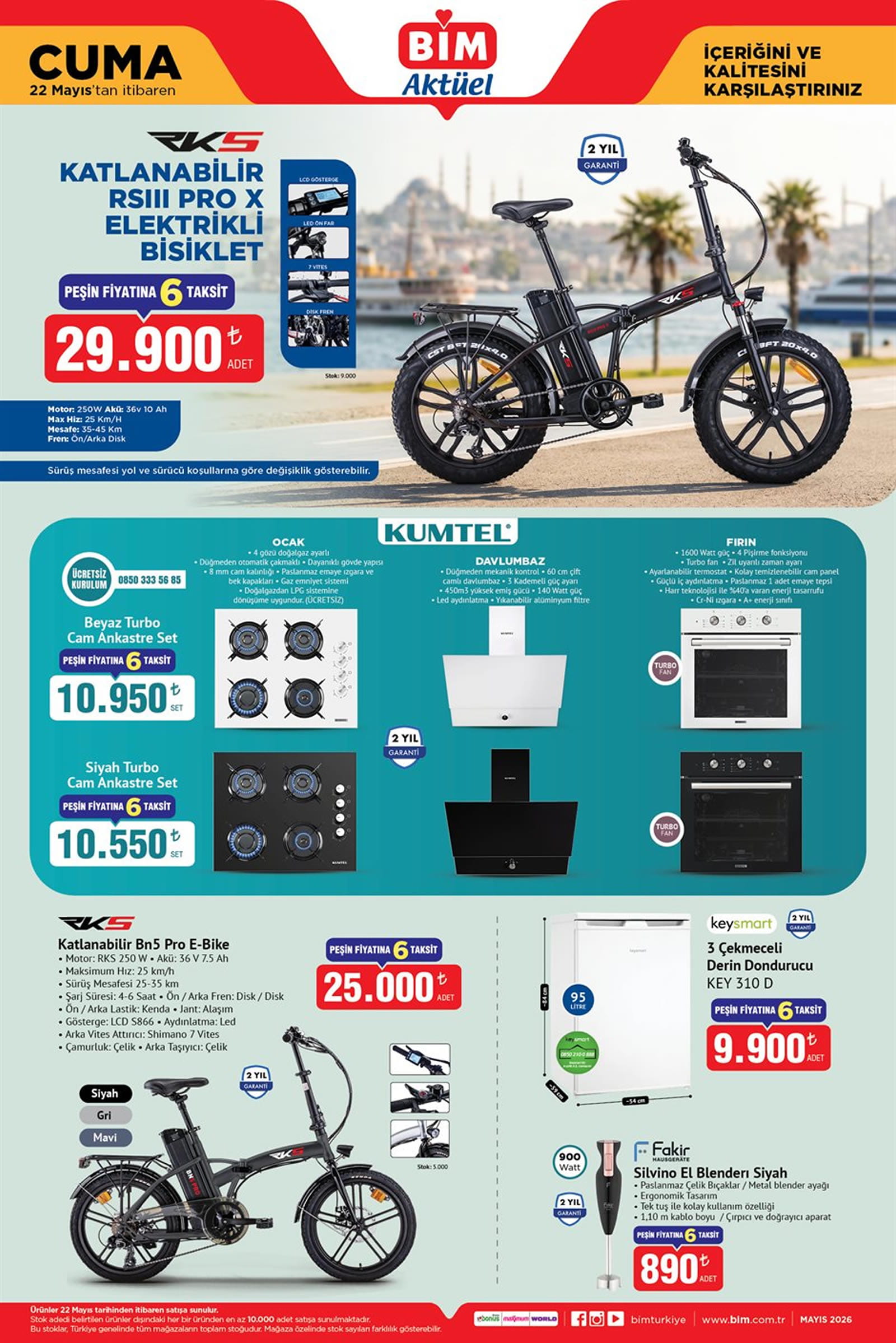 BİM 22 Mayıs 2026 Aktüel Ürünler Kataloğu