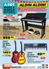 A101 23 Nisan 2020 Kataloğu - JWIN Ahşap Kabinli Diital Piyano