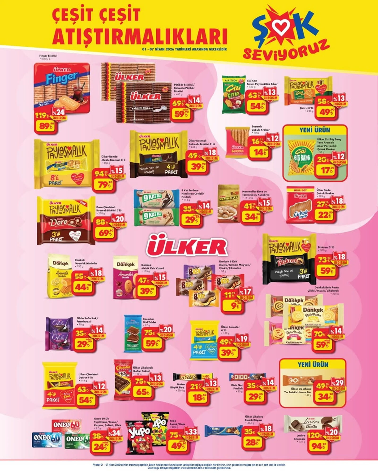 ŞOK 1 Nisan 2026 Kataloğu