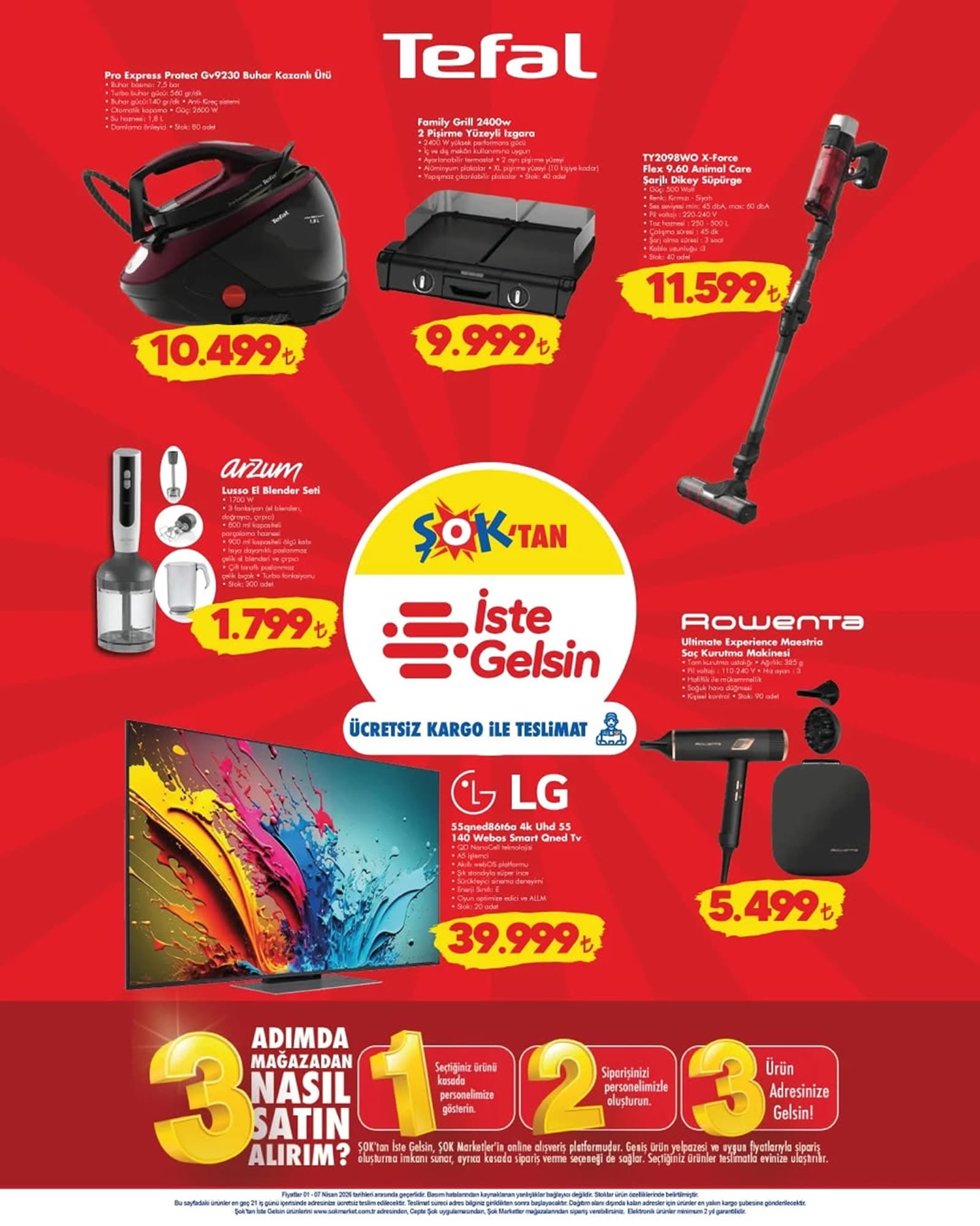 ŞOK 1 Nisan 2026 Kataloğu