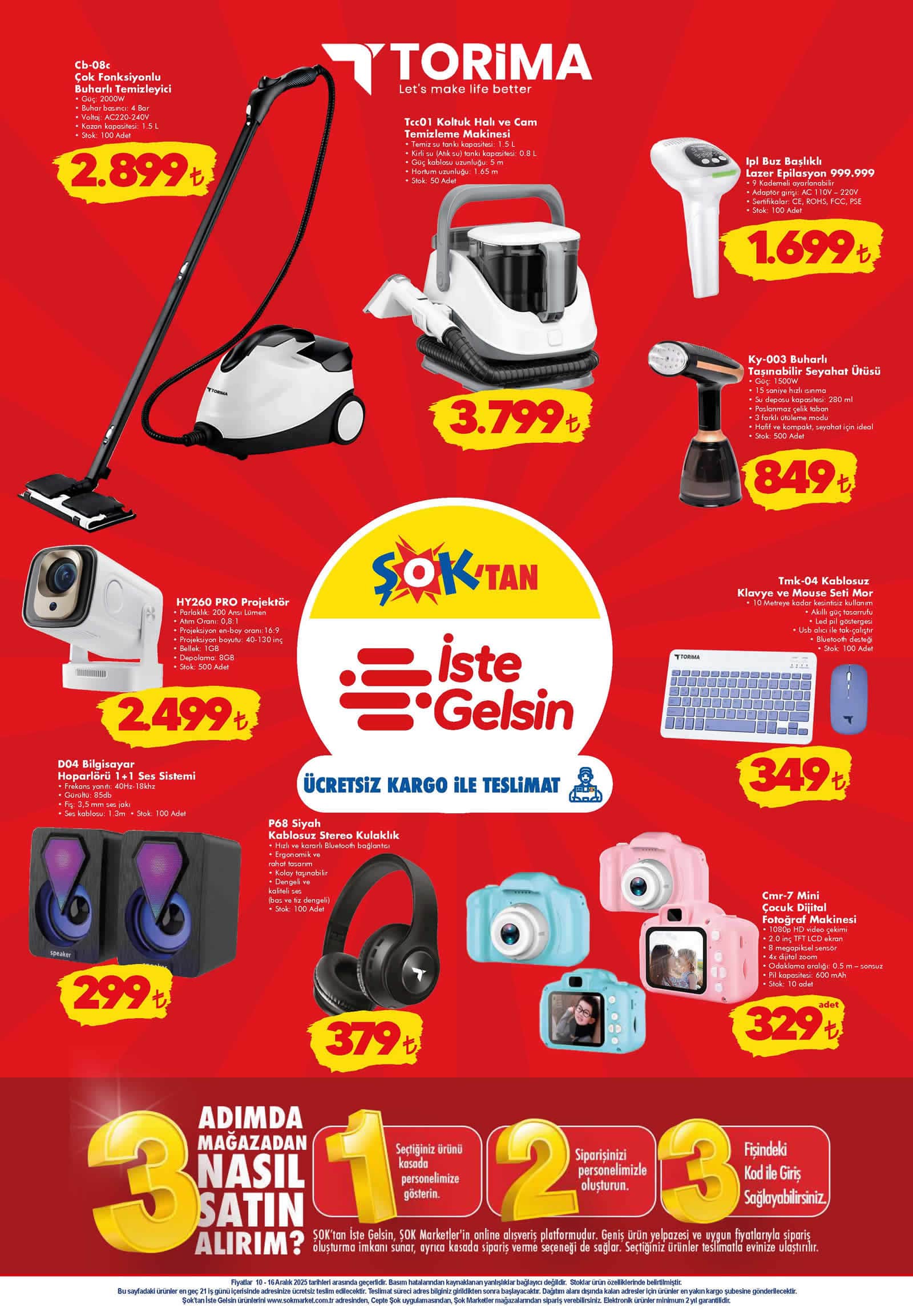 ŞOK 10 Aralık 2025 Kataloğu