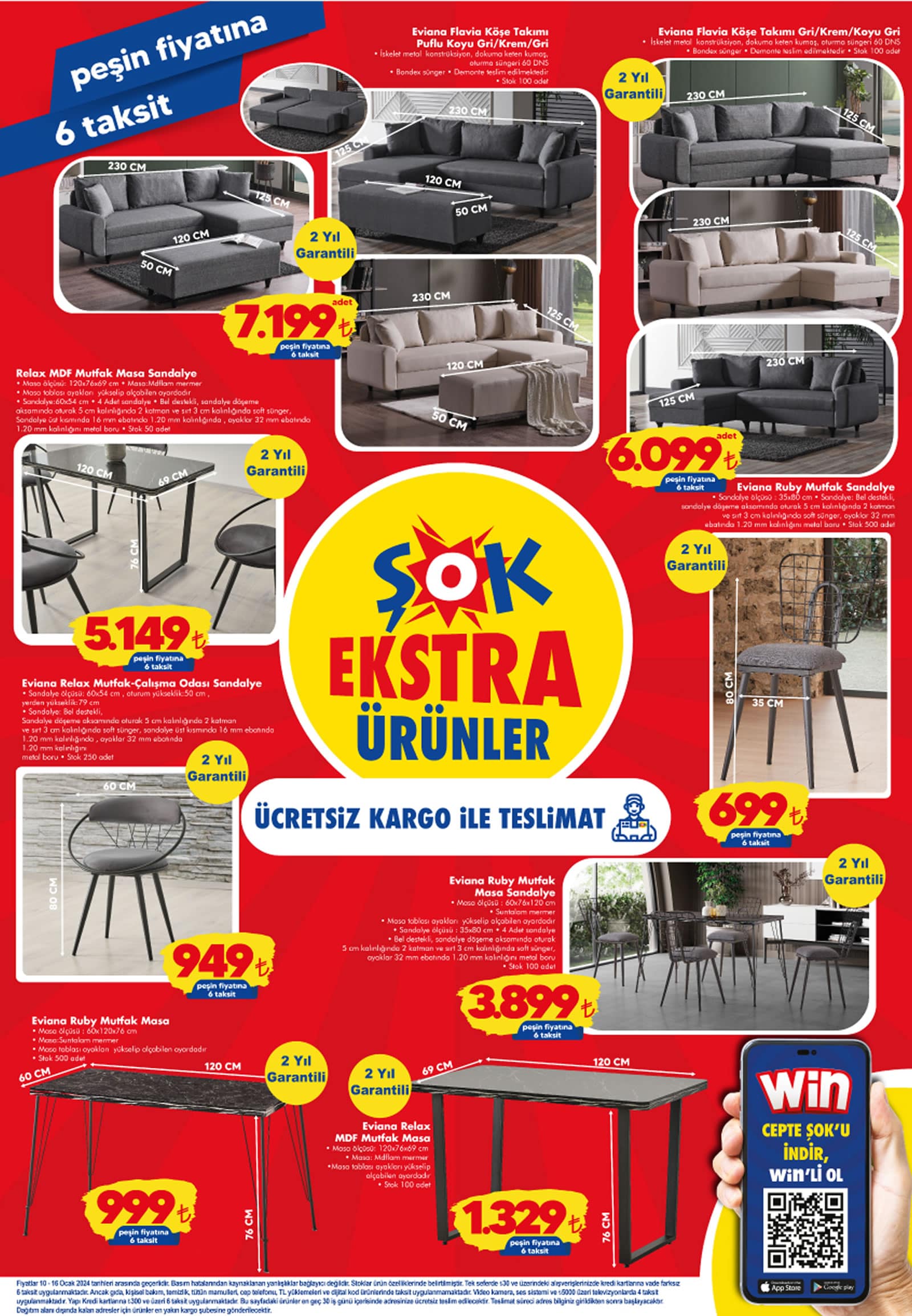 ŞOK 10 Ocak 2024 Ekstra Ürünler Broşürü