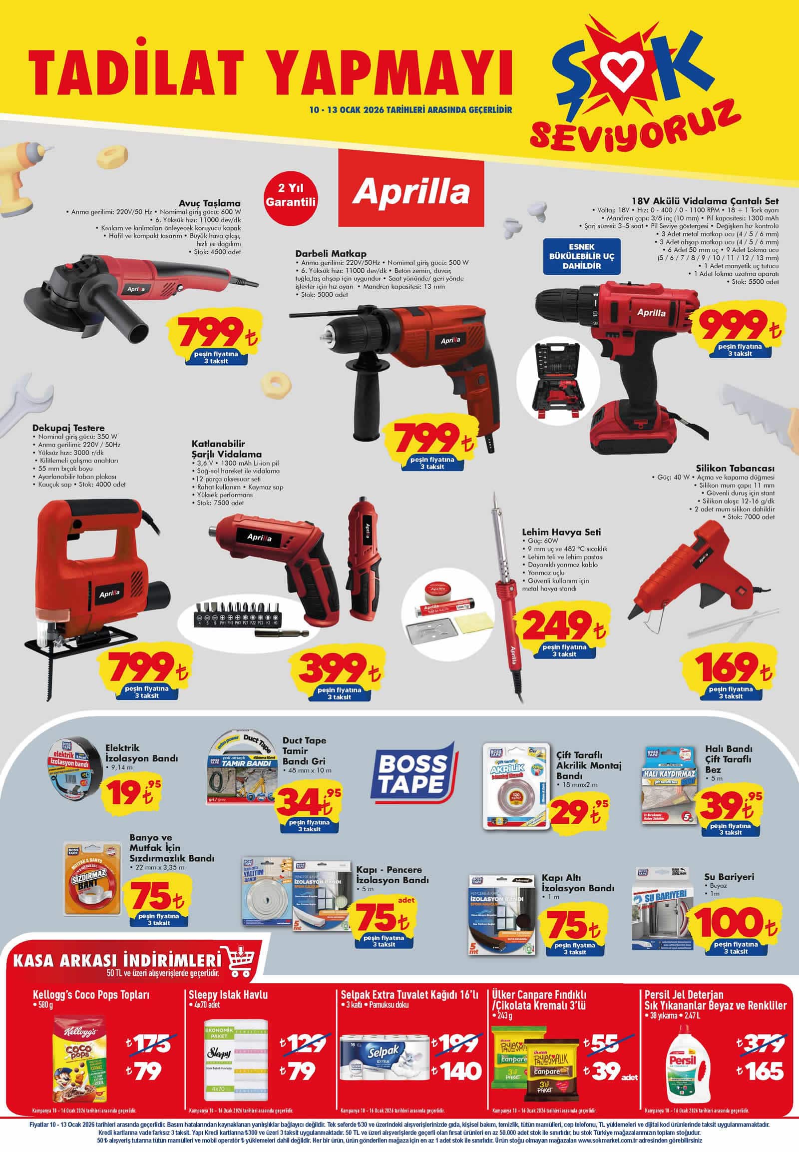 ŞOK 10 Ocak 2026 Aktüel Ürünler Kataloğu