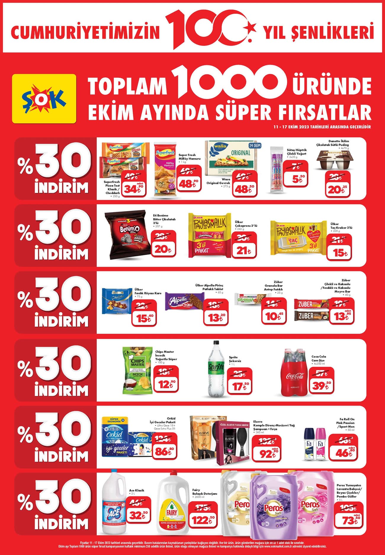 ŞOK 11 - 17 Ekim 2023 kataloğu