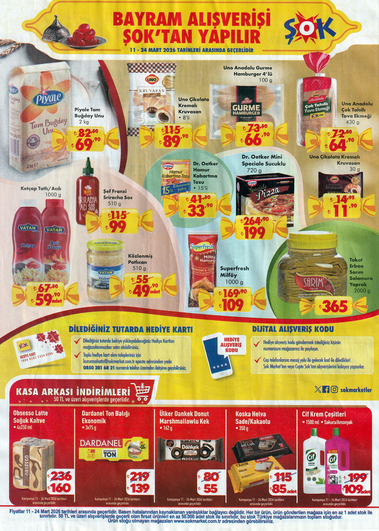 ŞOK 11 Mart 2026 Kataloğu