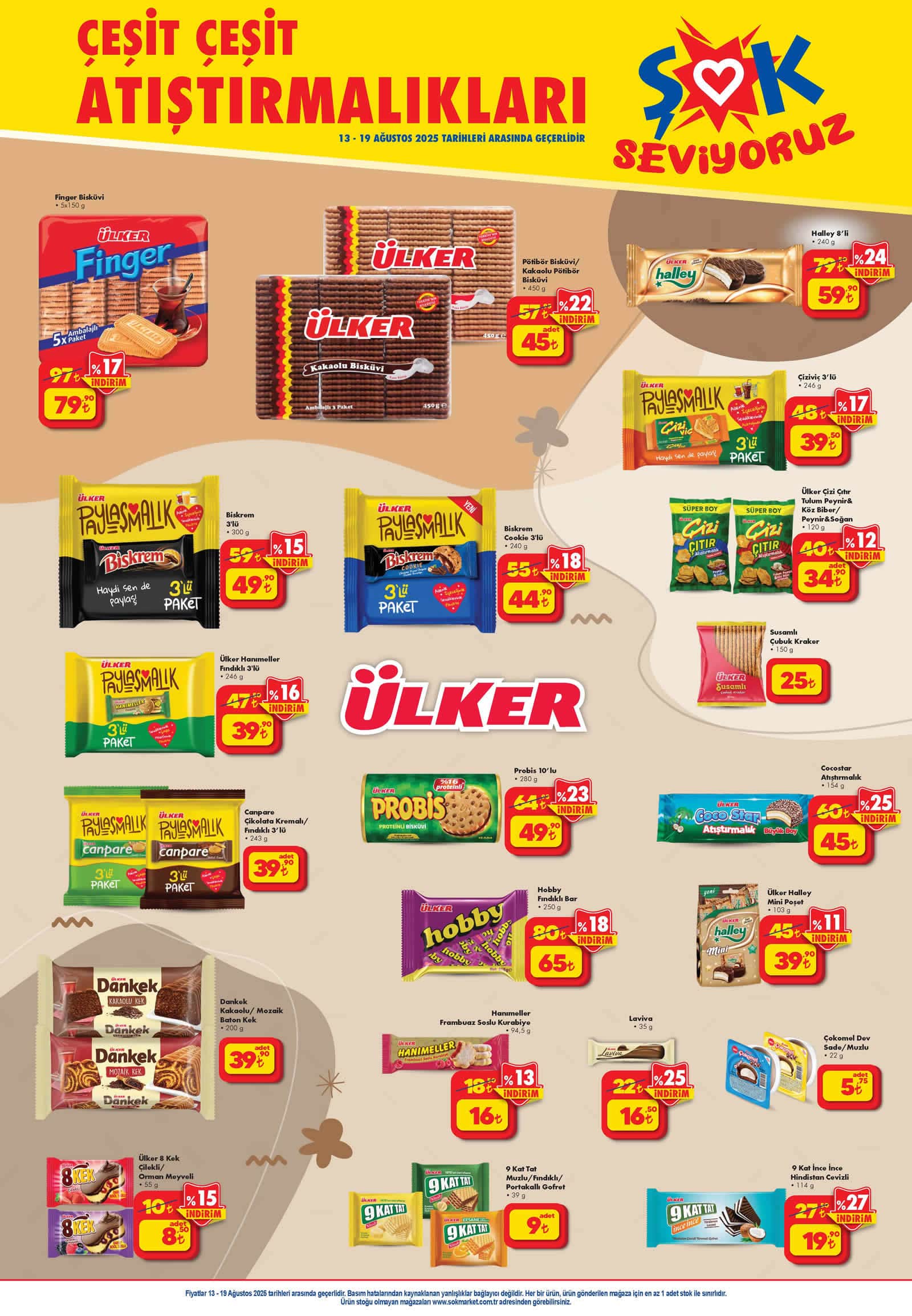 ŞOK 13 Ağustos 2025 Kataloğu