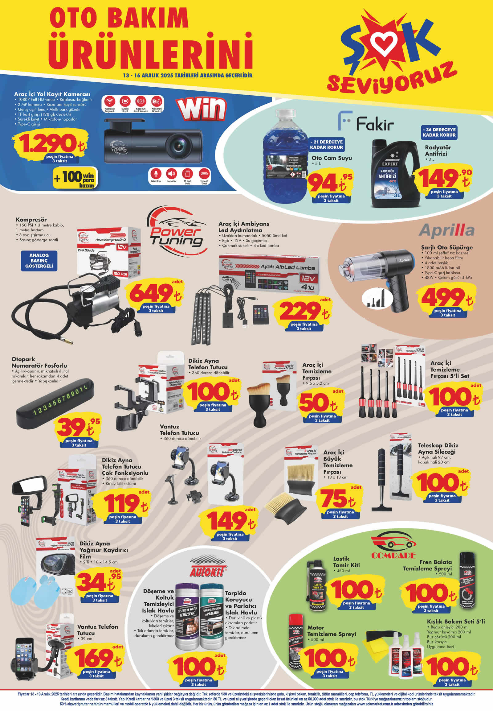 ŞOK 13 Aralık 2025 Aktüel Ürünler Kataloğu