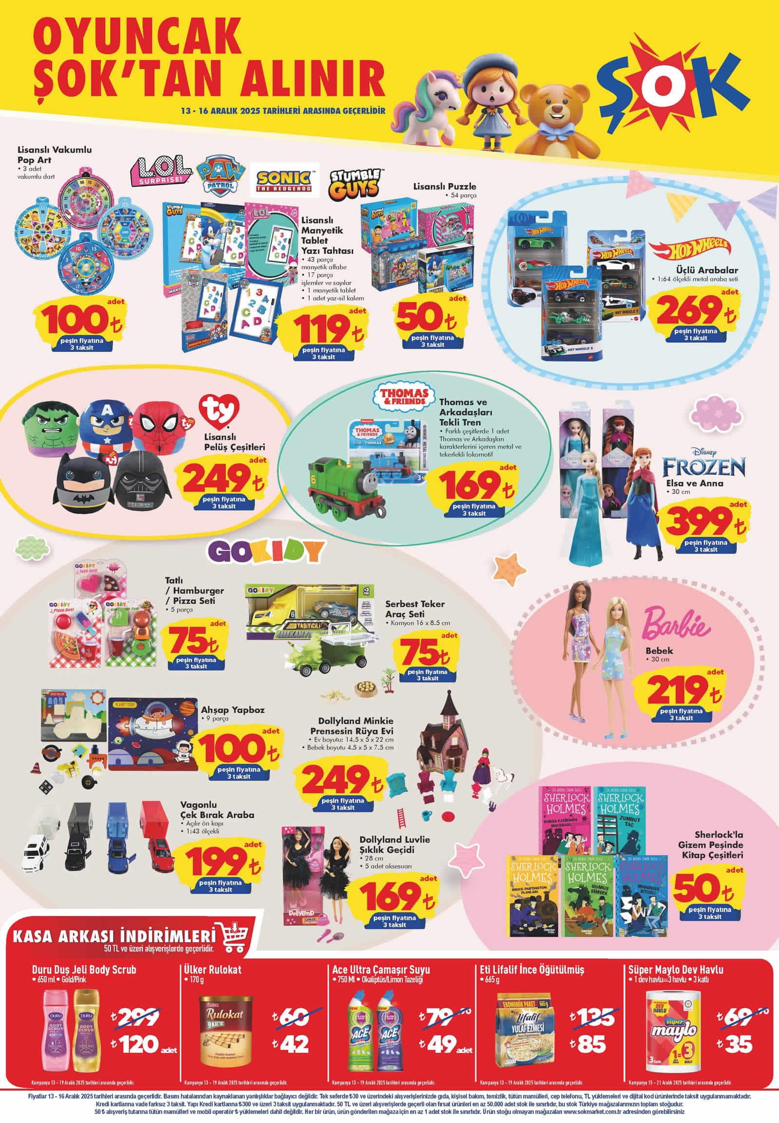 ŞOK 13 Aralık 2025 Aktüel Ürünler Kataloğu