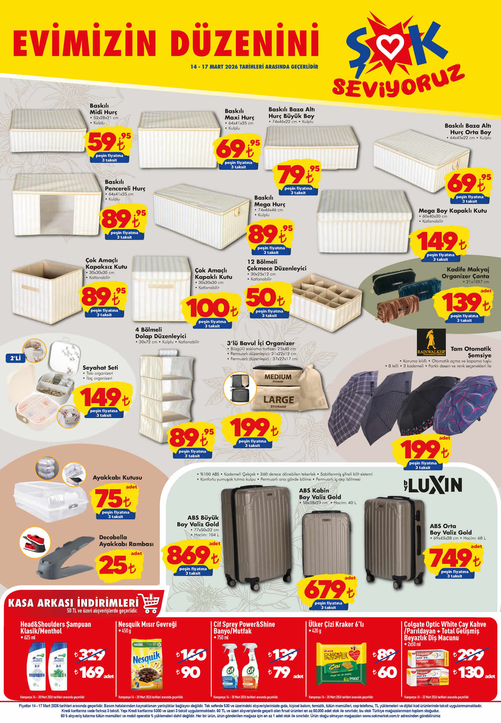 ŞOK 14 Mart 2026 Aktüel Ürünler Kataloğu