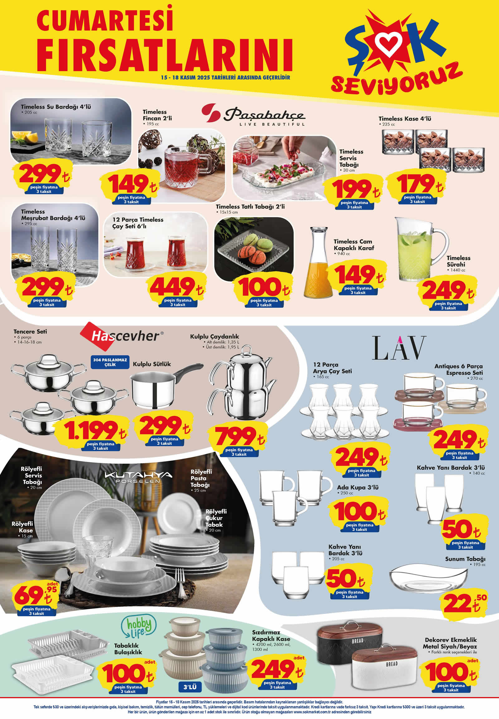 ŞOK 15 Kasım 2025 Aktüel Ürünler Kataloğu