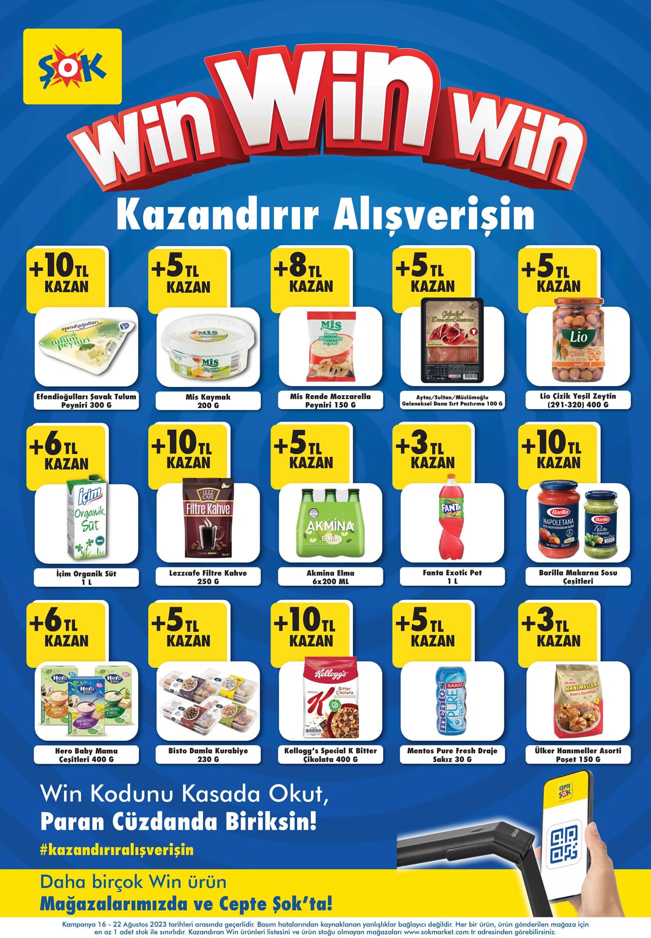 ŞOK 16 Ağustos 2023 win broşürü