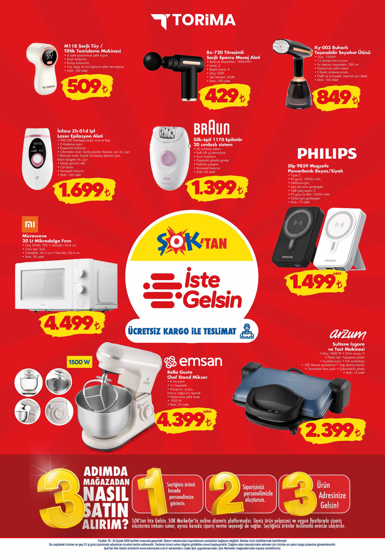ŞOK 18 Şubat 2026 Kataloğu