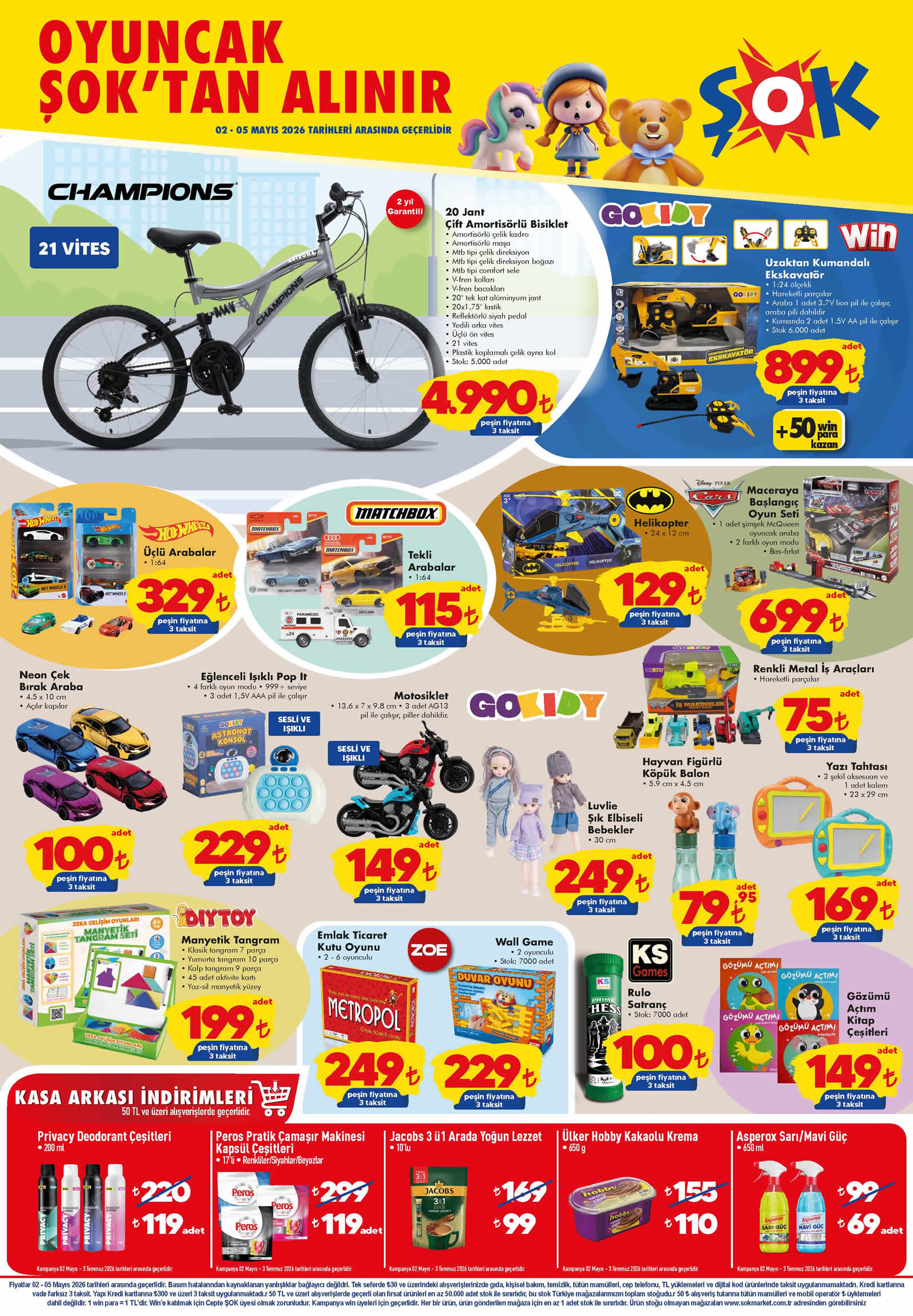 ŞOK 2 Mayıs 2026 Aktüel Ürünler Kataloğu