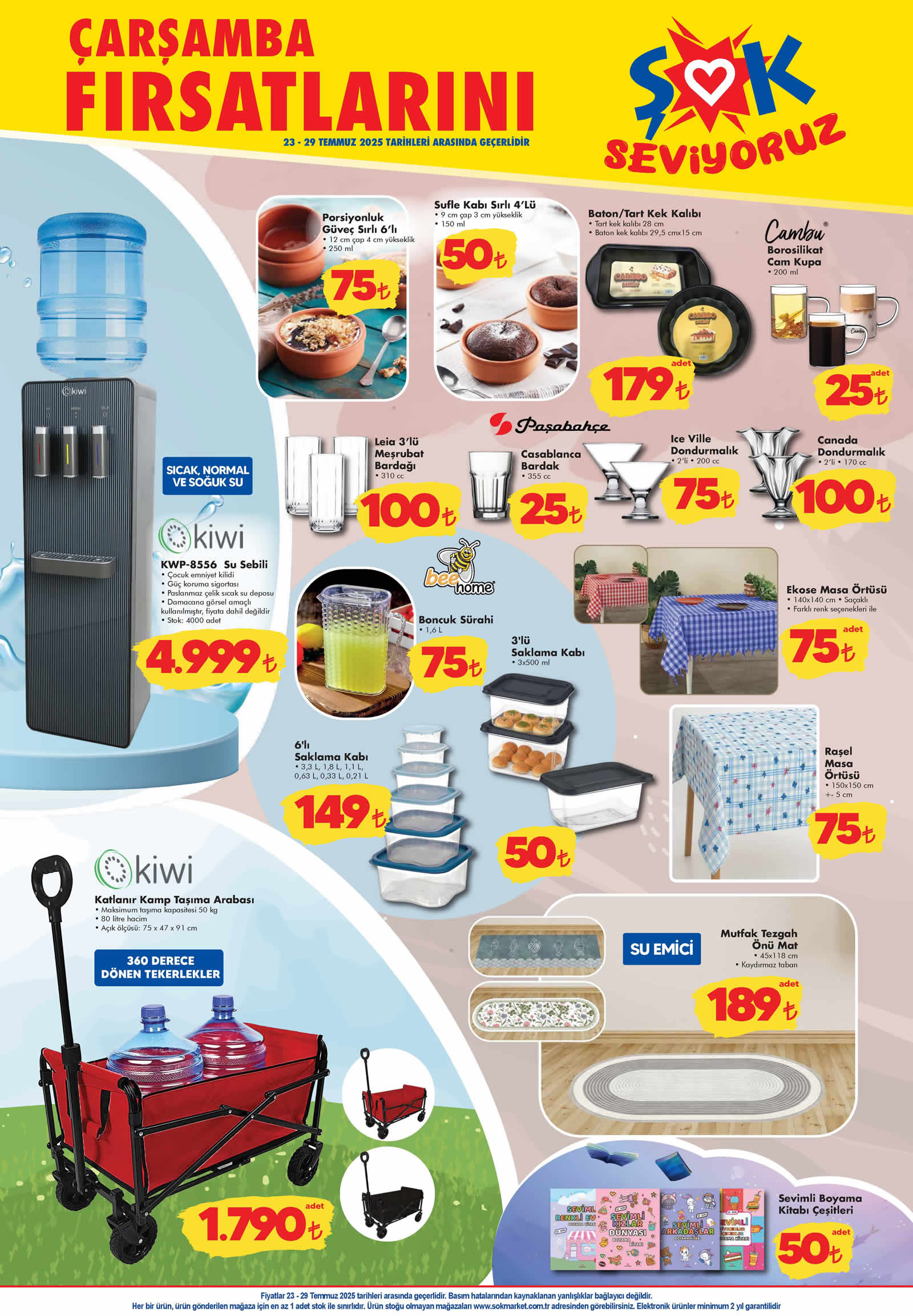 ŞOK 23 Temmuz 2025 Aktüel Ürünler Kataloğu