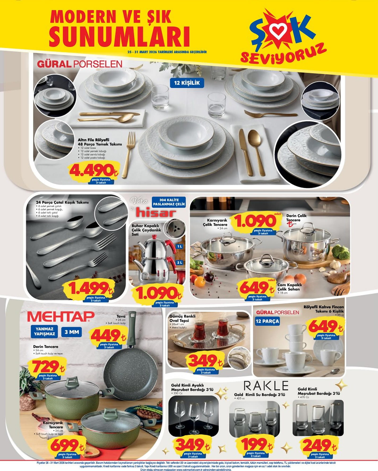 ŞOK 25 Mart 2026 Aktüel Ürünler Kataloğu