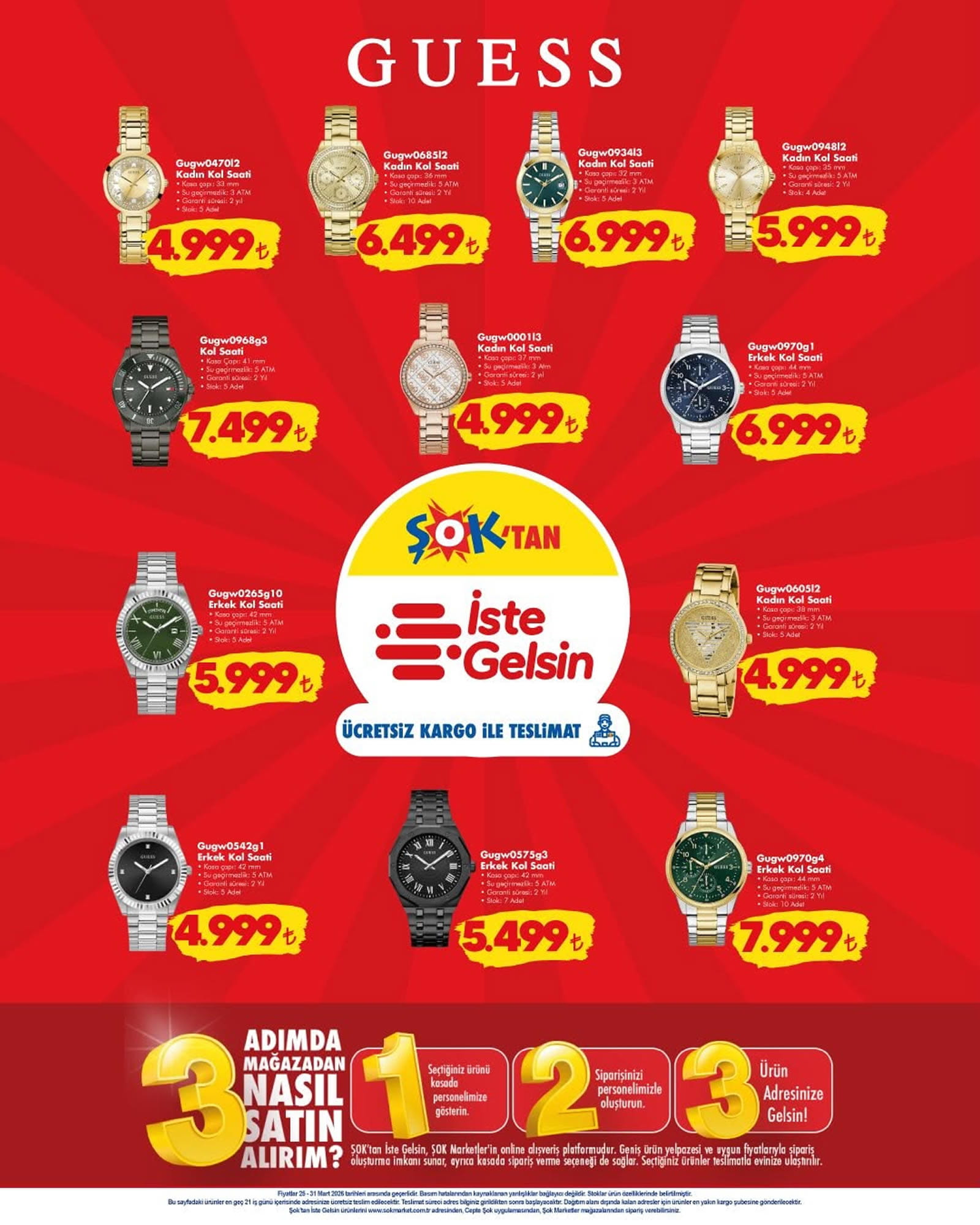 ŞOK 25 Mart 2026 Kataloğu