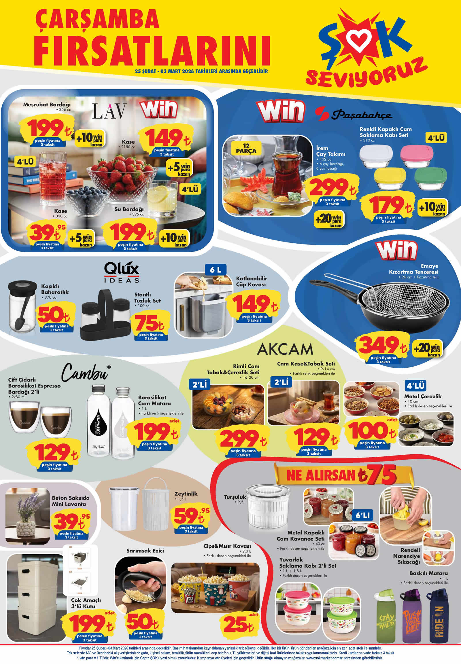 ŞOK 25 Şubat 2026 Aktüel Ürünler Kataloğu