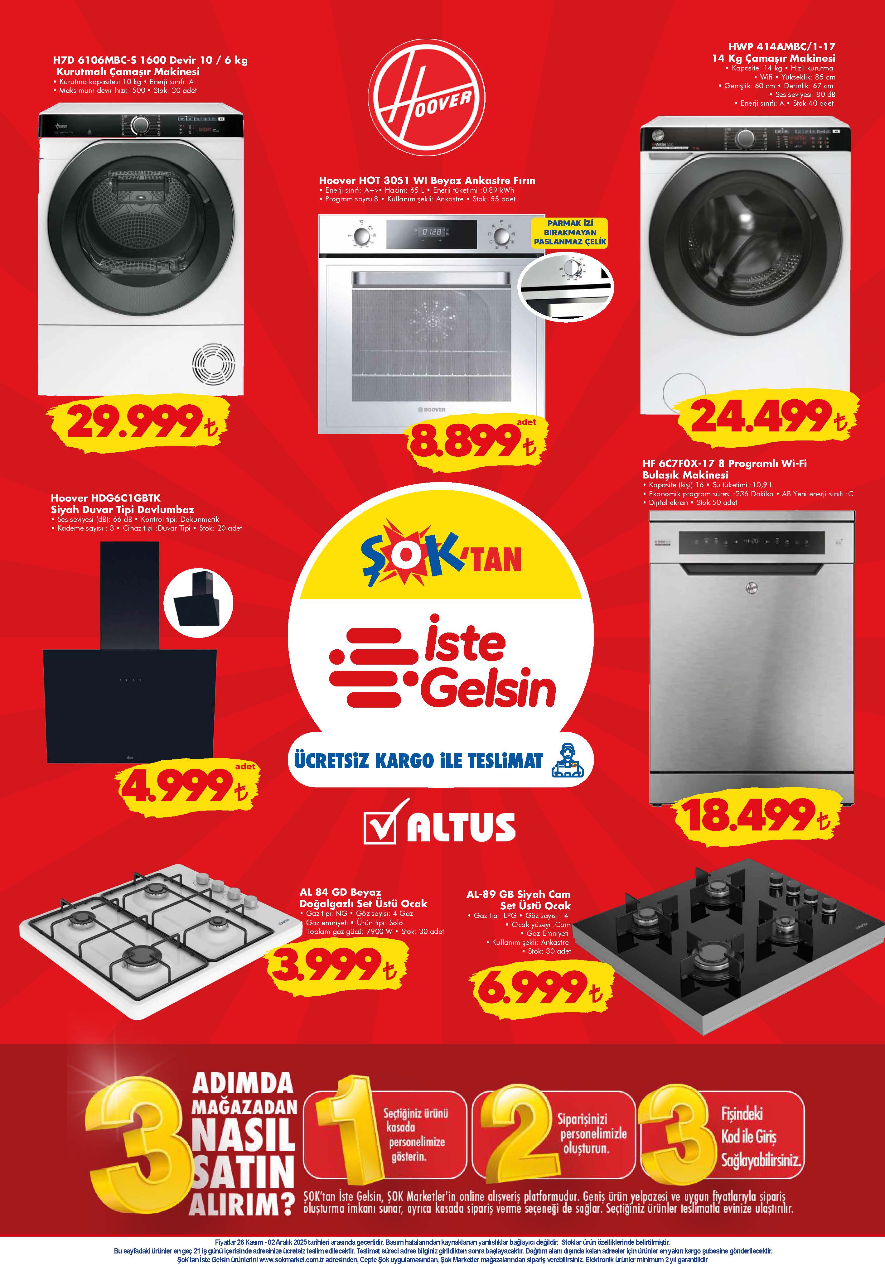 ŞOK 26 Kasım 2025 Kataloğu