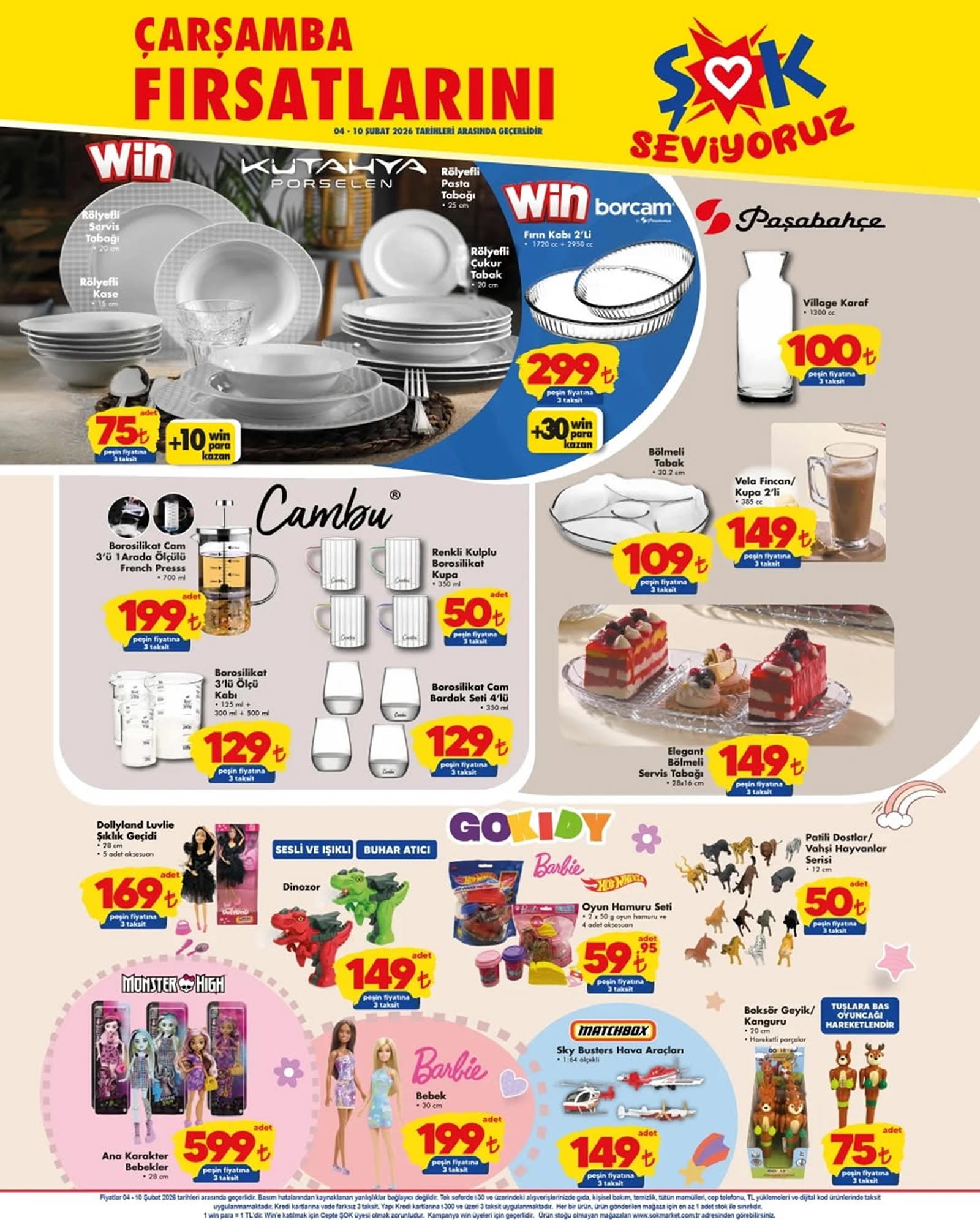 ŞOK 4 Şubat 2026 Kataloğu