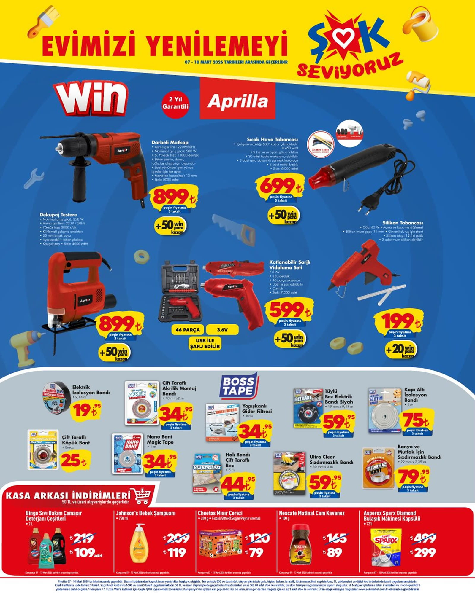 ŞOK 7 Mart 2026 Aktüel Ürünler Kataloğu