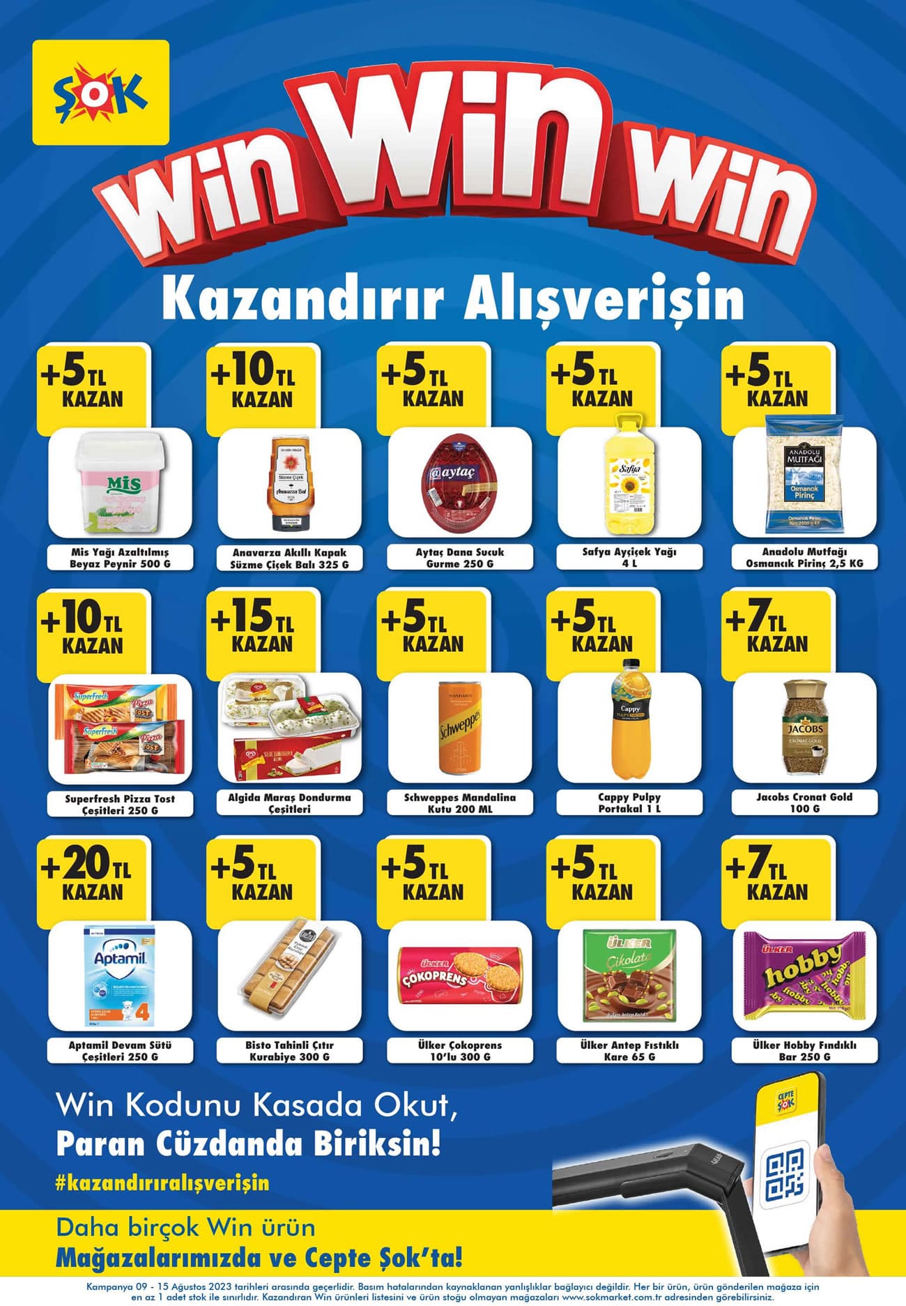 ŞOK 9 Ağustos 2023 Win Broşürü