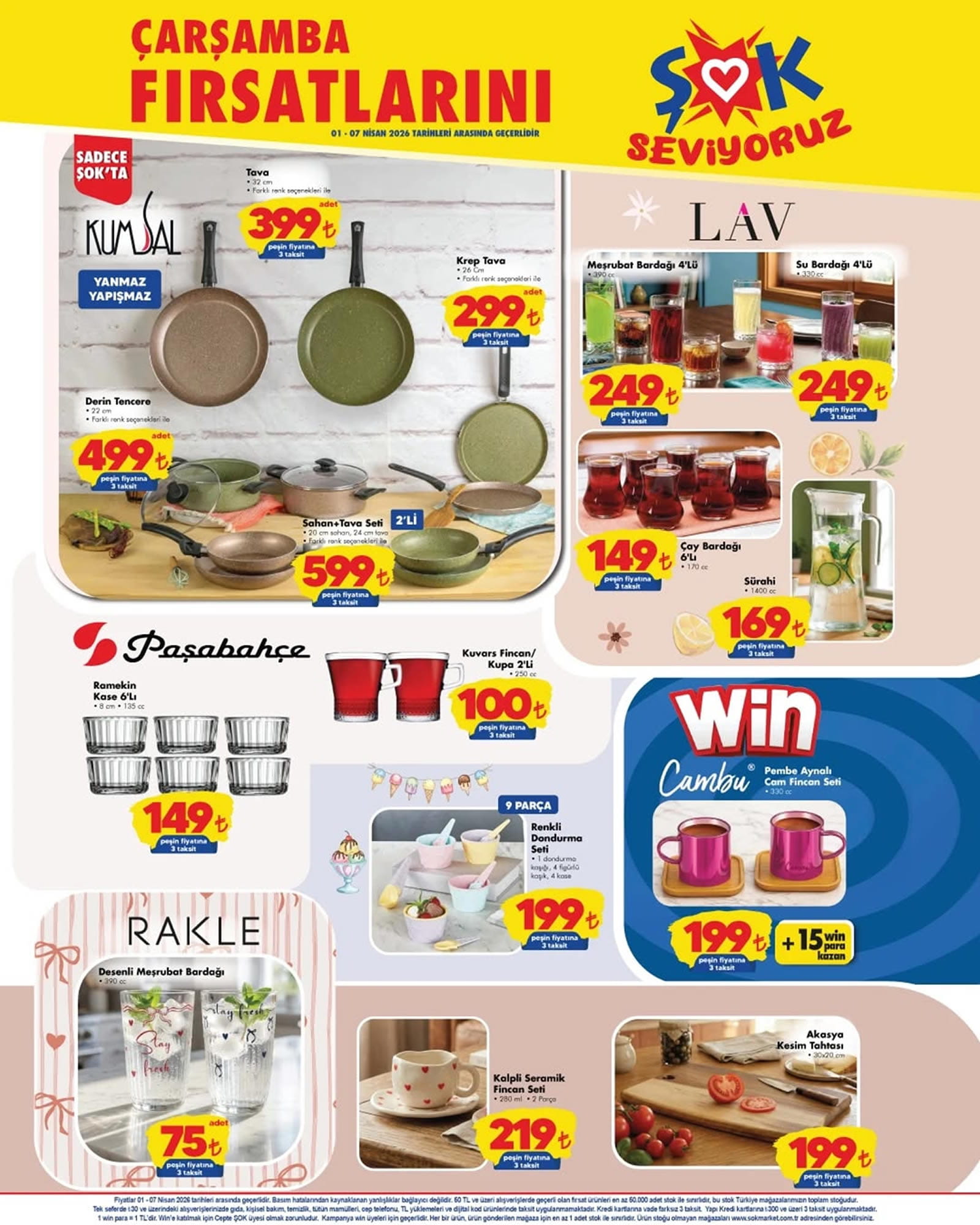 ŞOK 1 Nisan 2026 Aktüel Ürünler Kataloğu