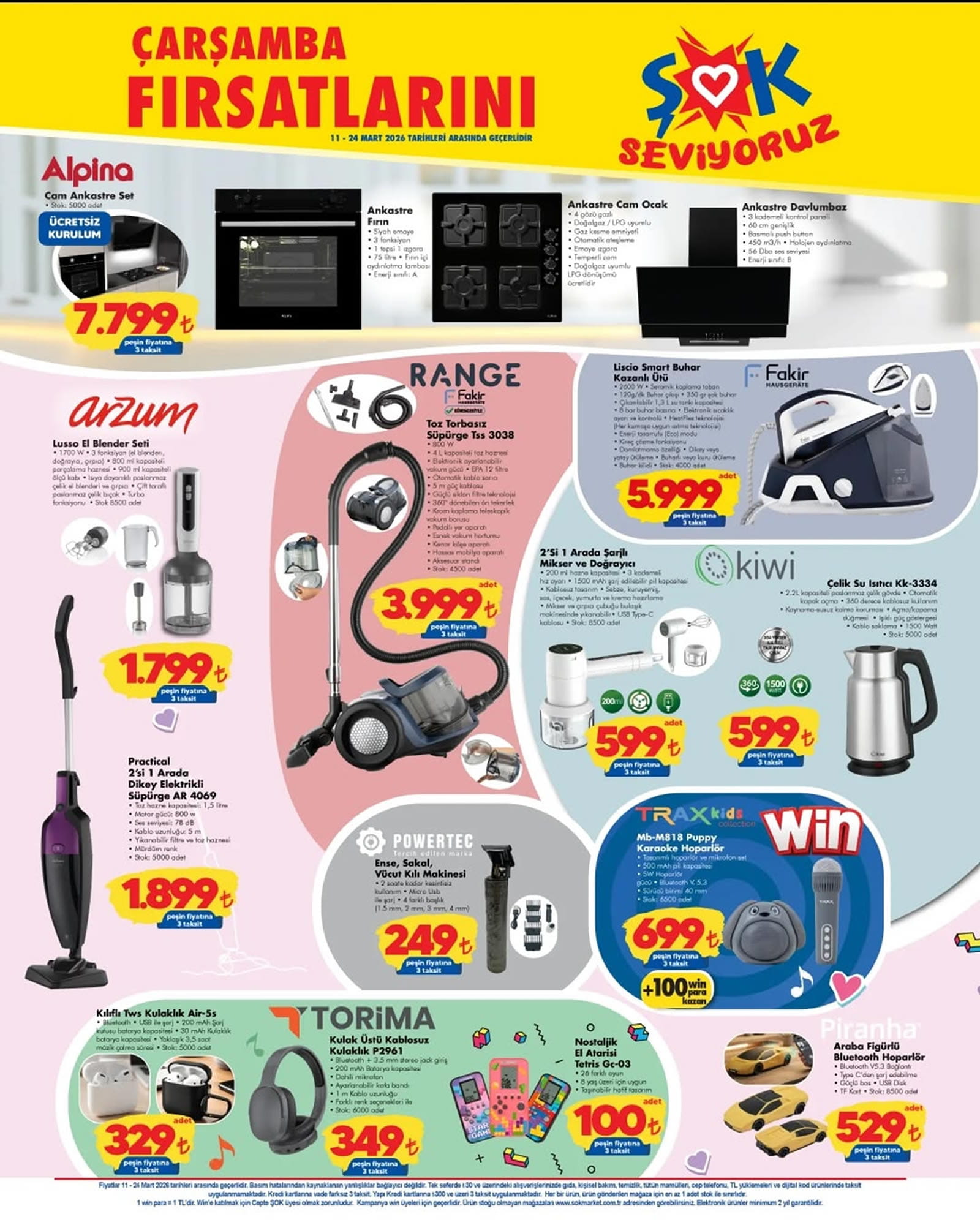 ŞOK 11 Mart 2026 Aktüel Ürünler Kataloğu