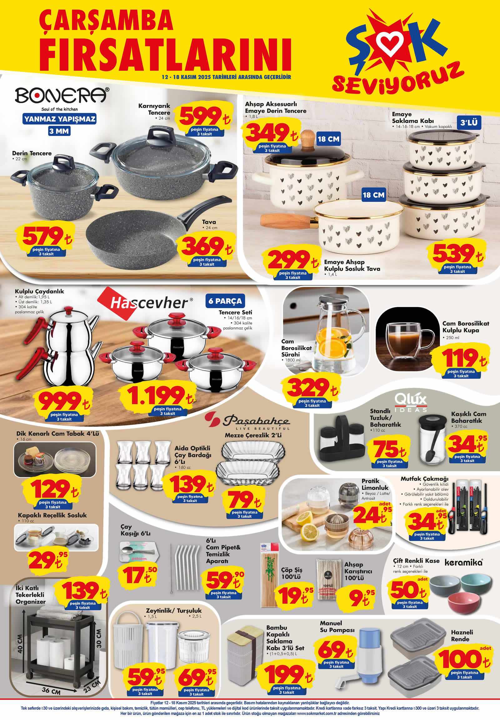 ŞOK 12 Kasım 2025 Aktüel Ürünler Kataloğu