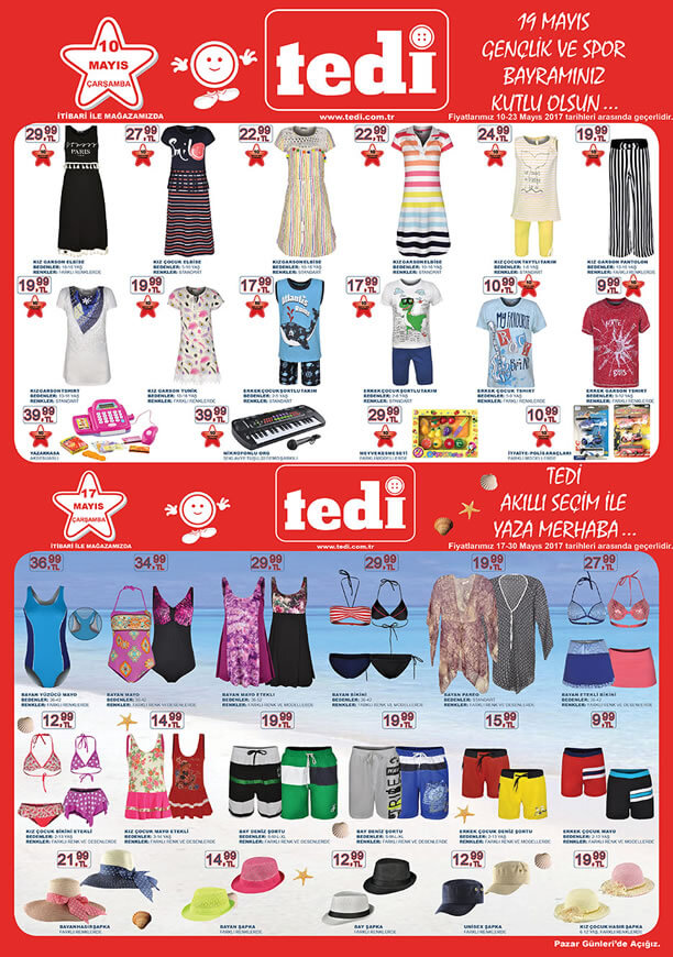 TEDİ 10-17 Mayıs 2017 Katalogu - Kız Garson Elbise