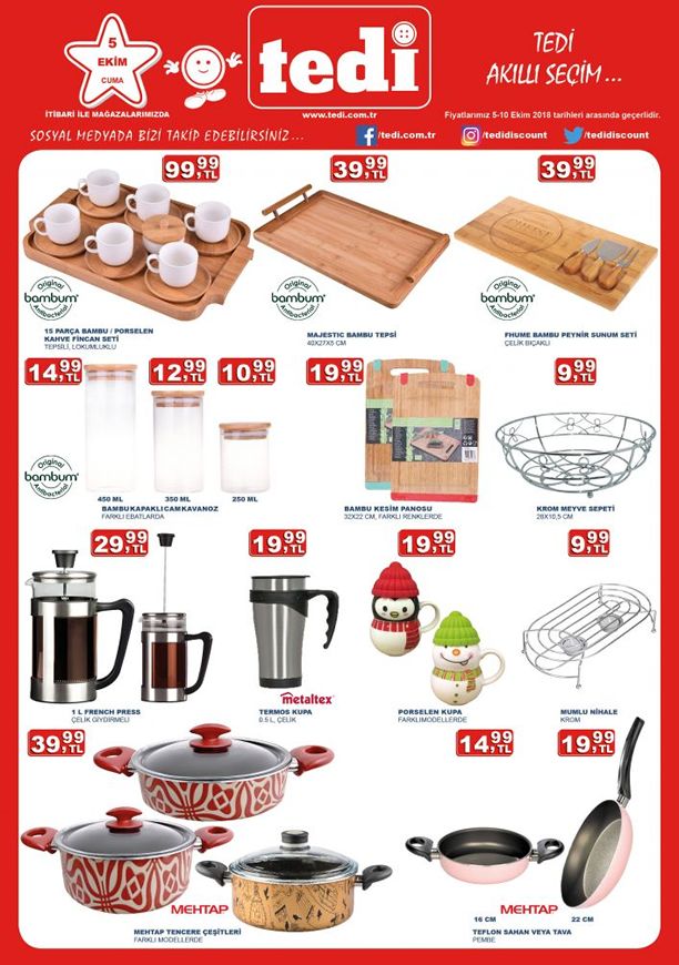 5 Ekim Tedi Kataloğu