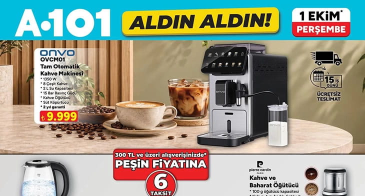 A101 1 Ekim 2026 Aktüel Ürünler Kataloğu