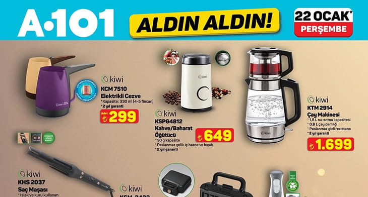 A101 22 Ocak 2026 Aktüel Ürünler Kataloğu