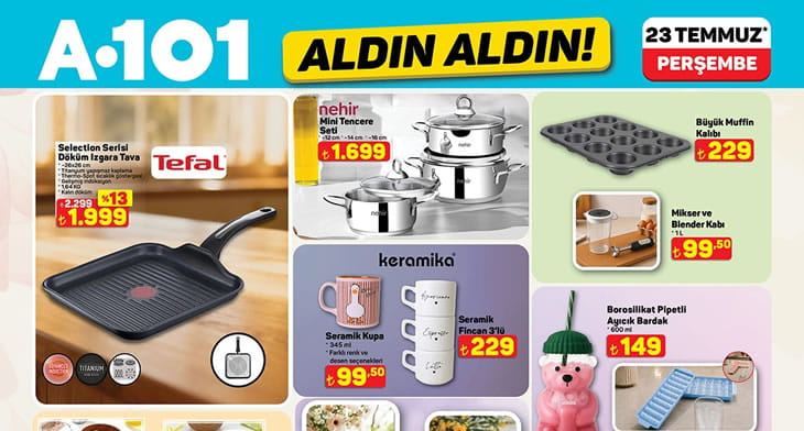 A101 23 Temmuz 2026 Aktüel Ürünler Kataloğu