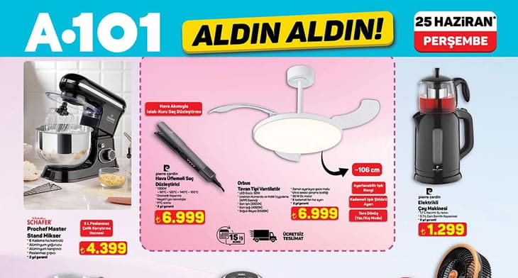 A101 25 Haziran 2026 Aktüel Ürünler Kataloğu