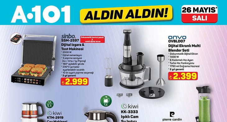 A101 28 Mayıs 2026 Aktüel Ürünler Kataloğu