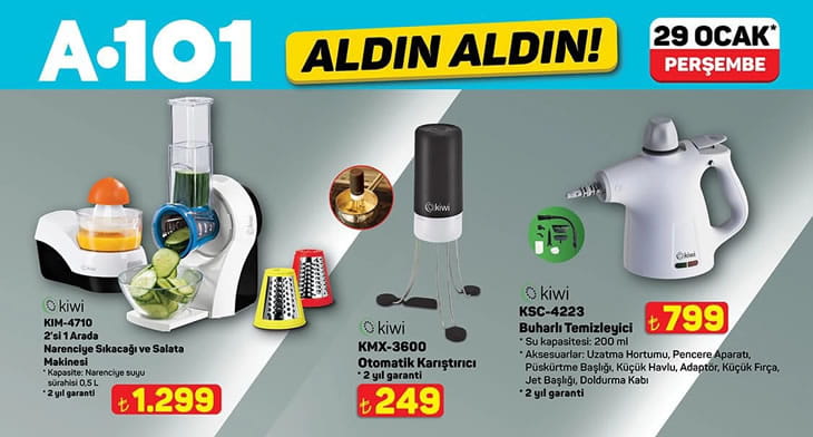A101 29 Ocak 2026 Aktüel Ürünler Kataloğu