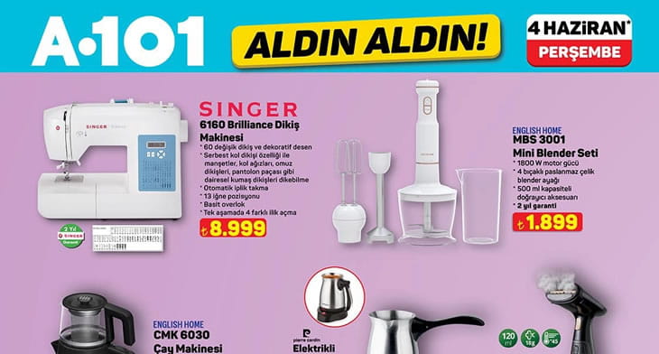 A101 4 Haziran 2026 Aktüel Ürünler Kataloğu