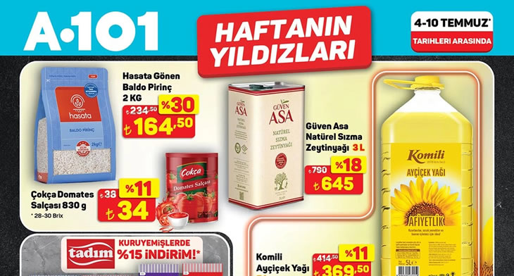 A101 4 Temmuz 2025 Aktüel Ürünler Kataloğu